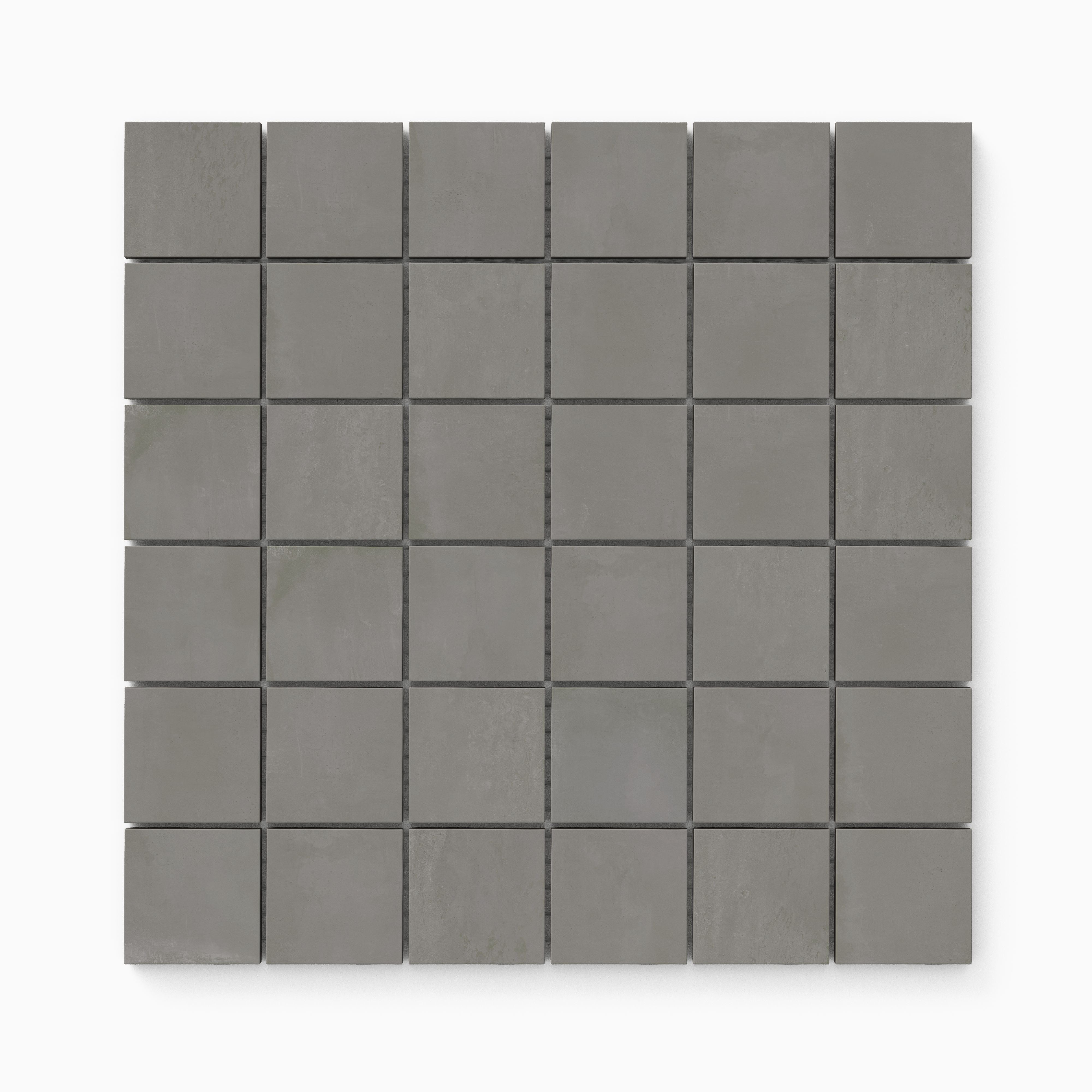 Elliot 2 x 2 Matte Porcelain Mosaic Tile in Coal