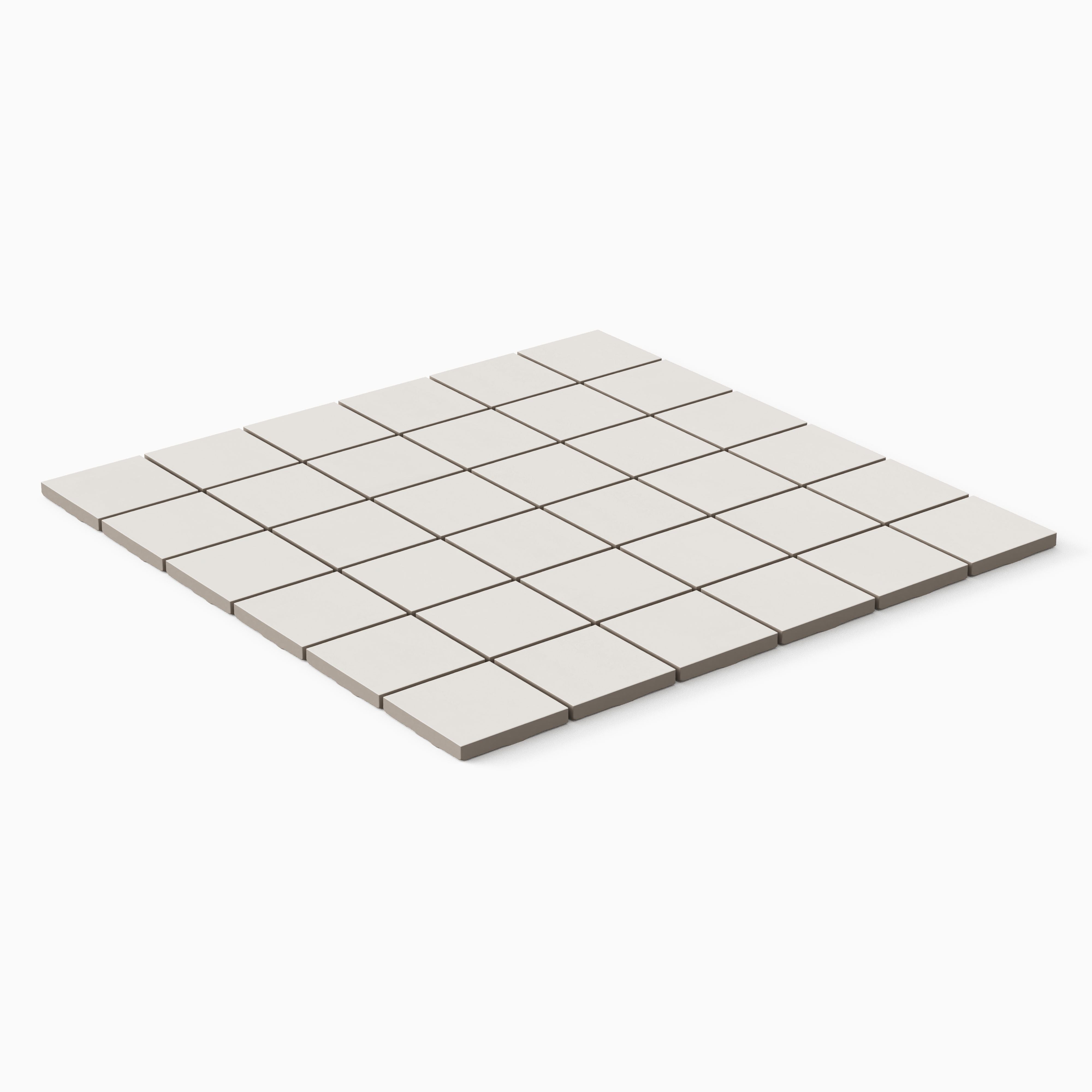 Elliot 2 x 2 Matte Porcelain Mosaic Tile in White