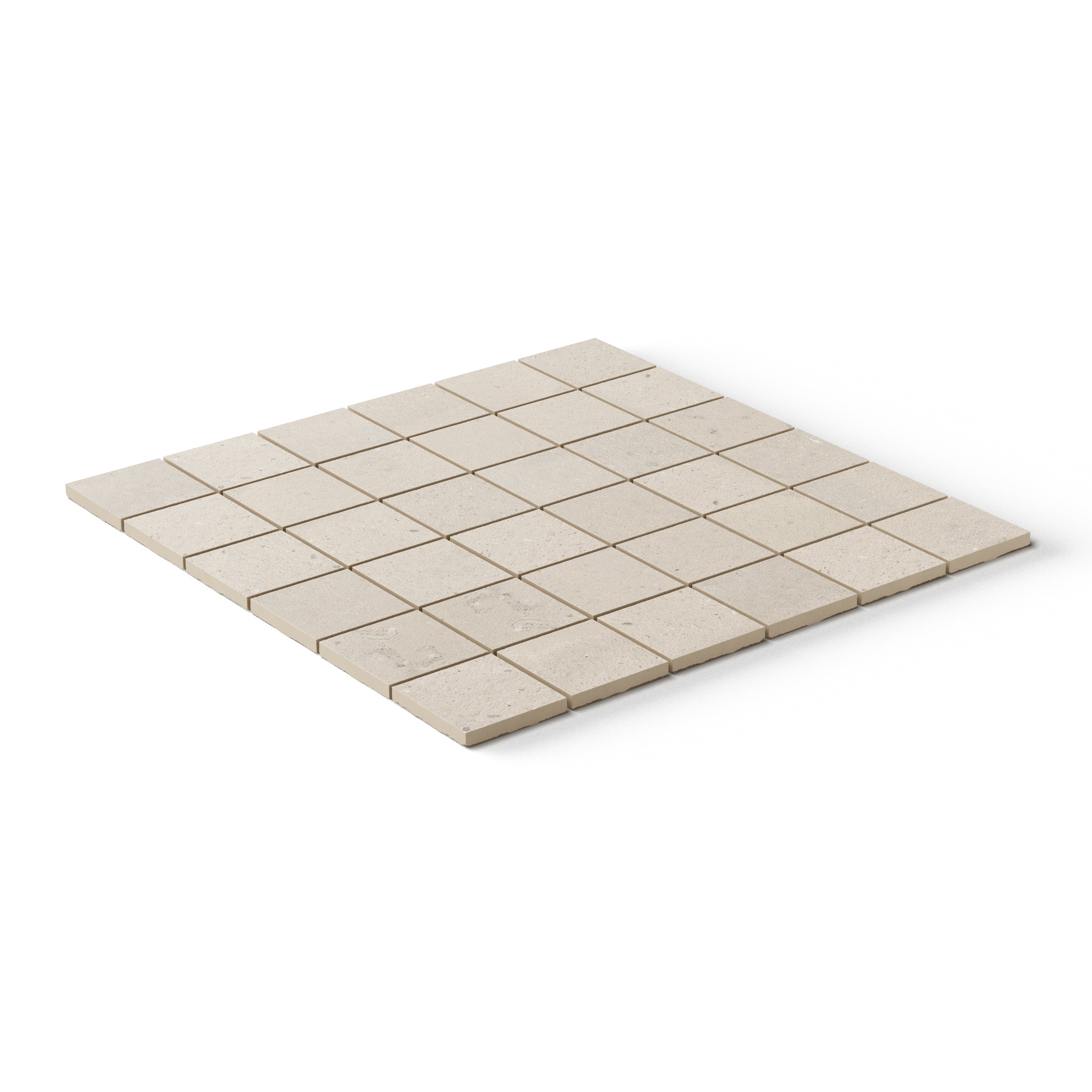Marco 2 x 2 Matte Porcelain Mosaic Tile in Sand