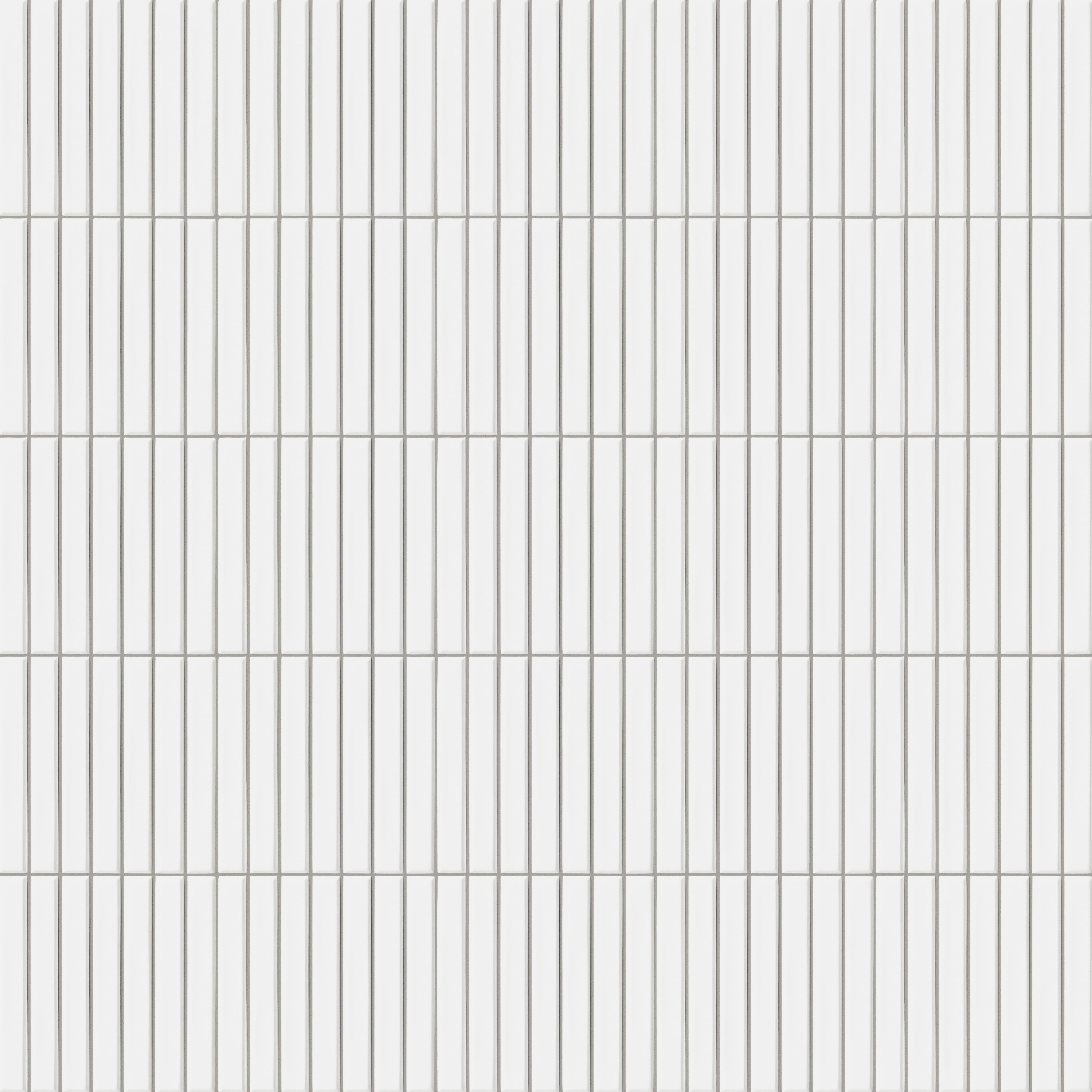 Celia 4.6x4.6 Glossy Porcelain Tile in White