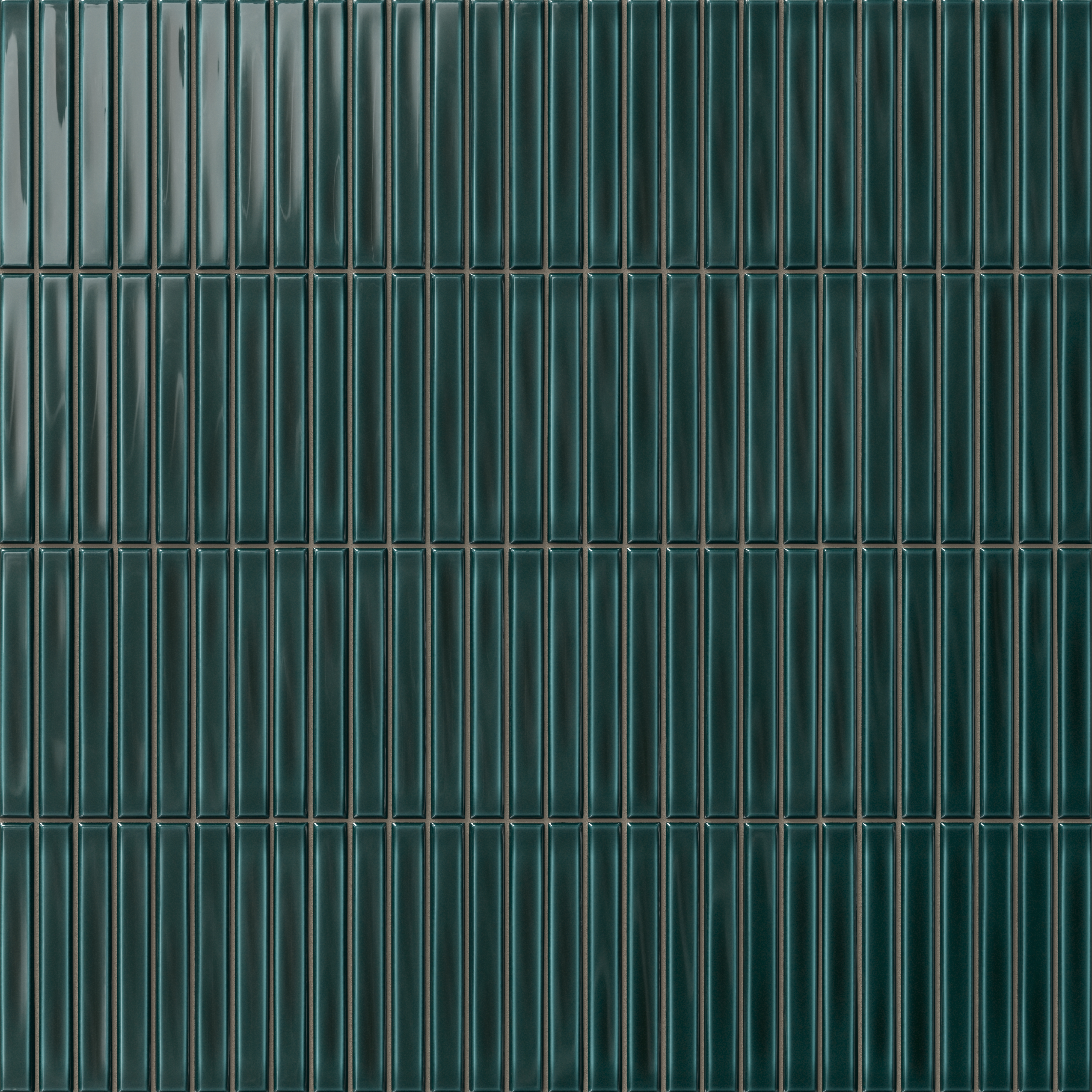 Celia 4.6 x 4.6 Glossy Porcelain Tile in Teal