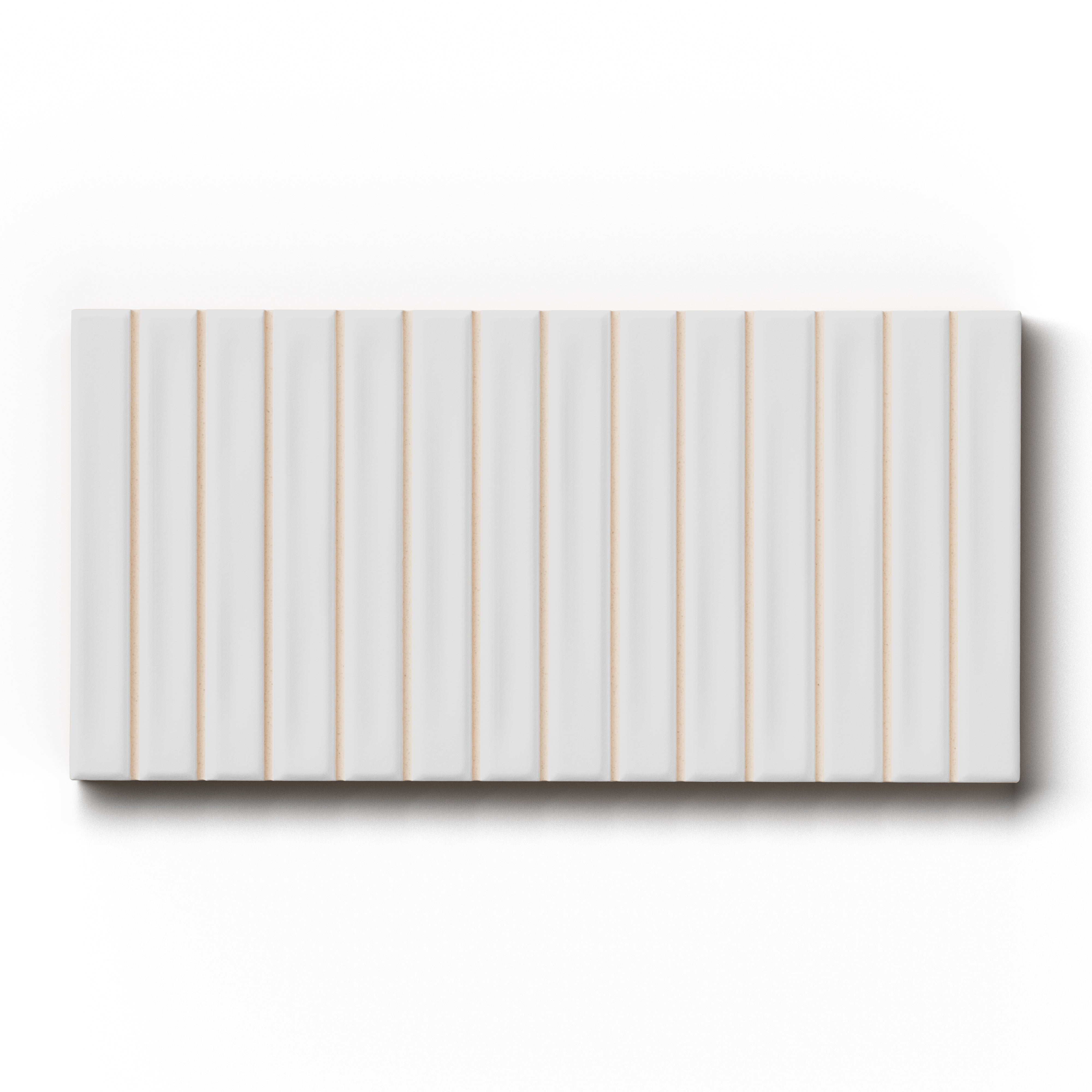 Celia 5x10 Matte Ceramic Tile in White