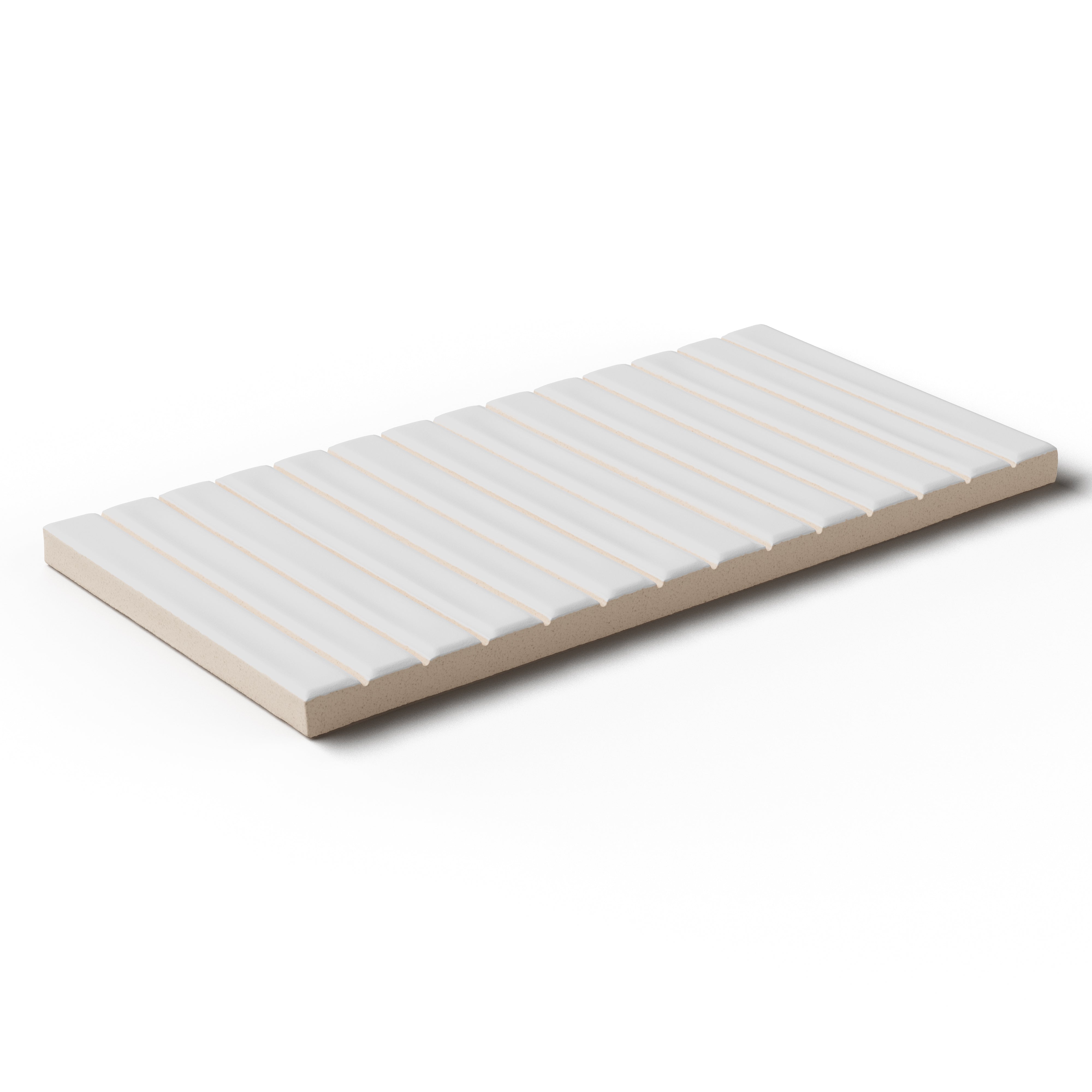 Celia 5 x 10 Matte Ceramic Tile in White