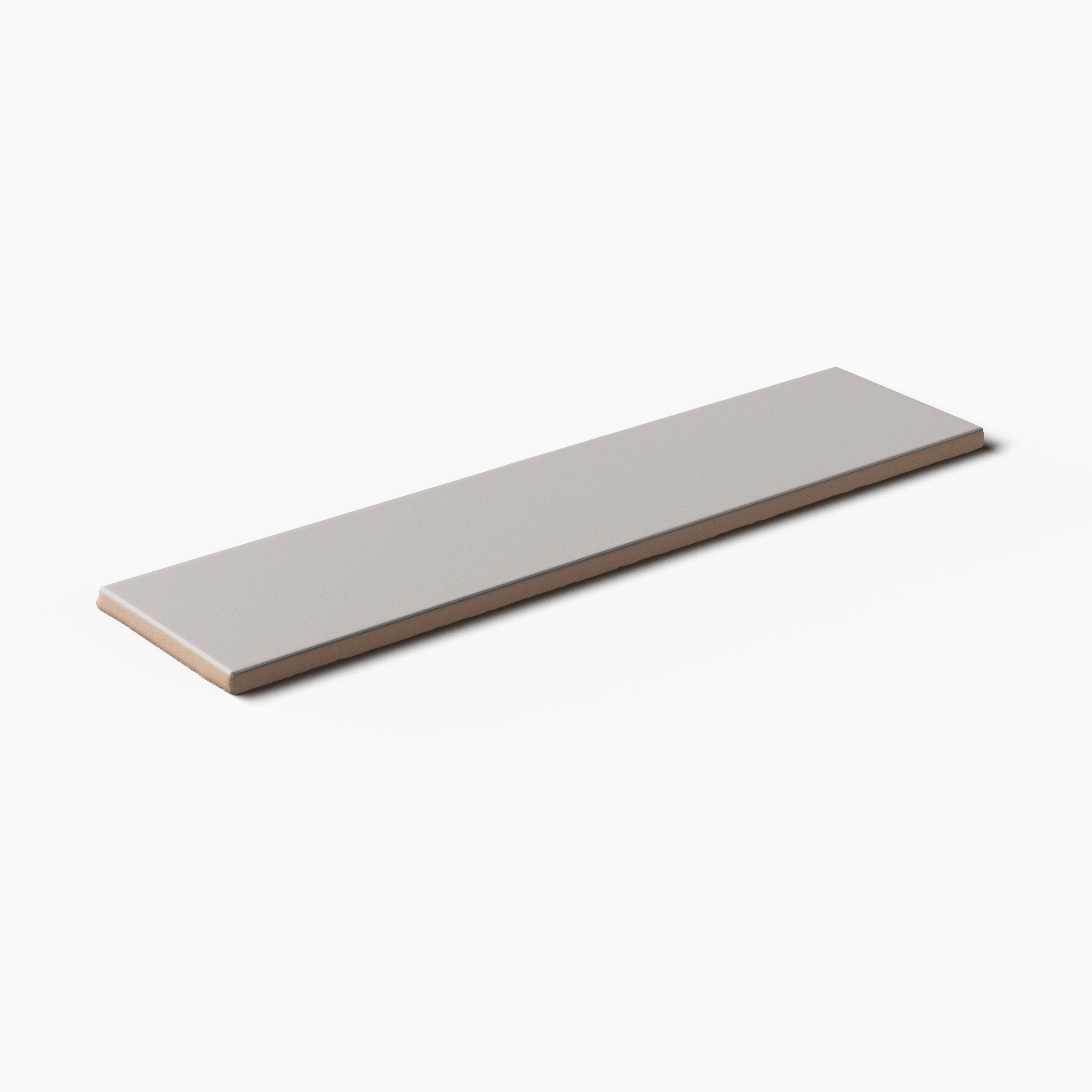 Mika 2.5x10 Matte Ceramic Tile in Ash