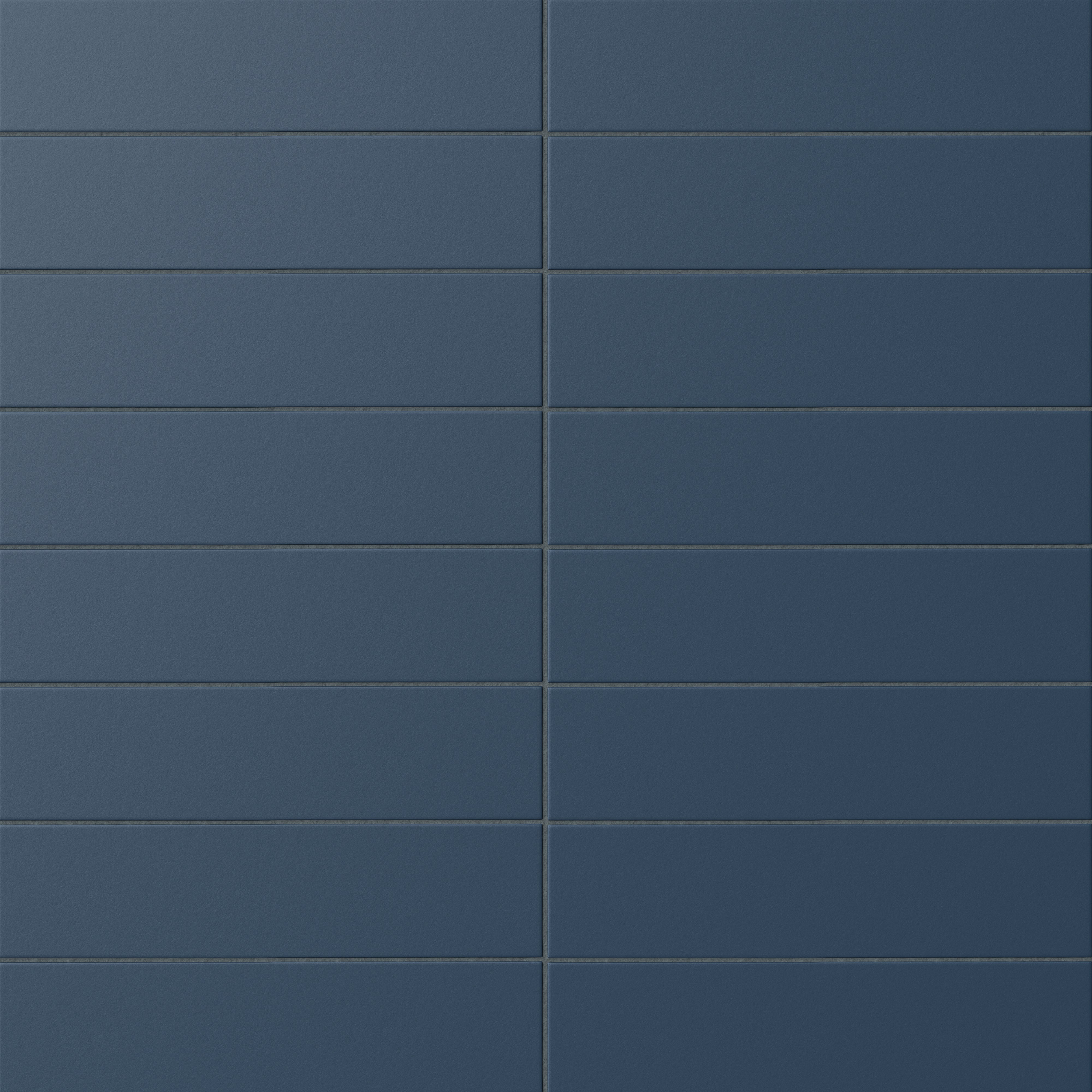 Mika 2.5x10 Matte Ceramic Tile in Midnight