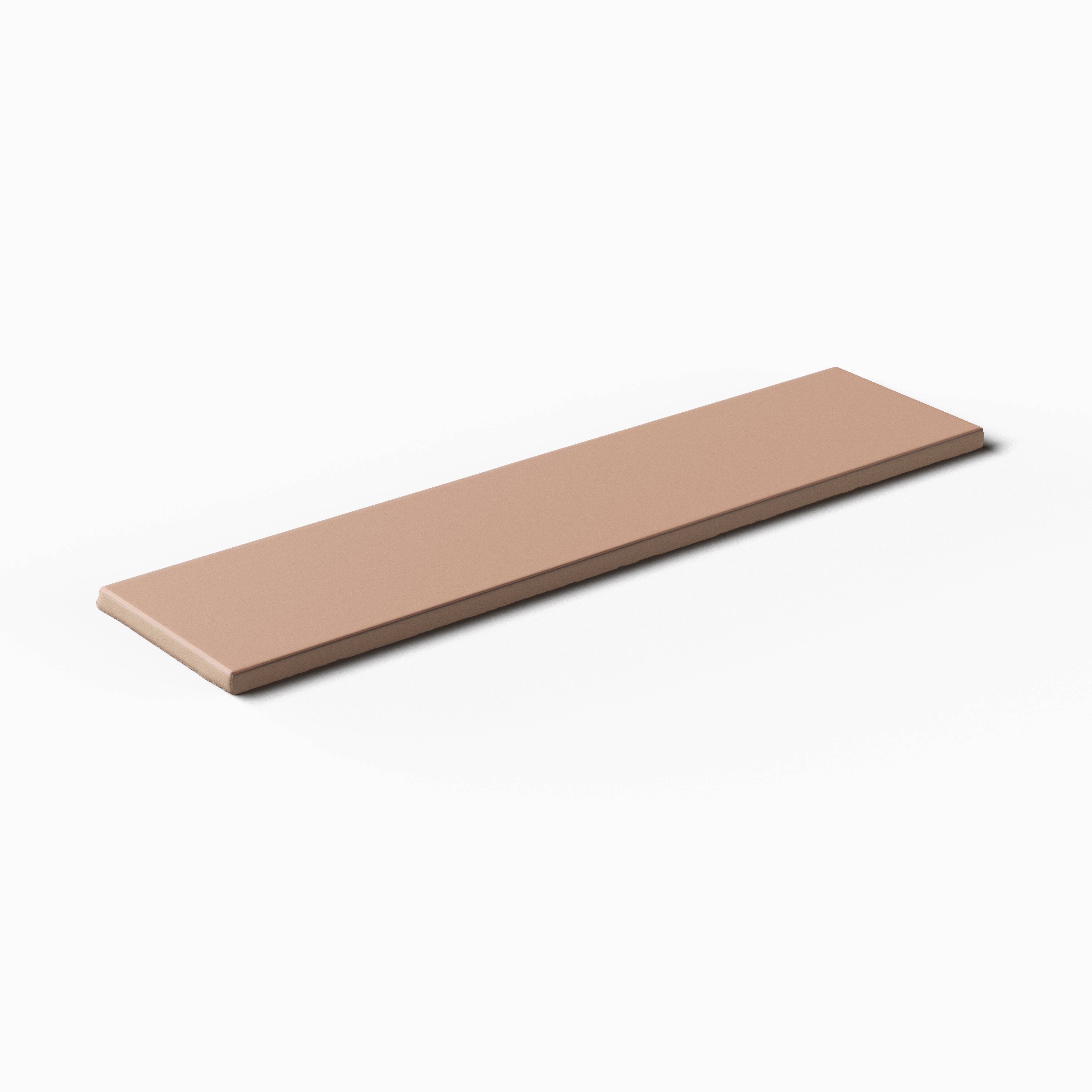 Mika 2.5x10 Matte Ceramic Tile in Tan