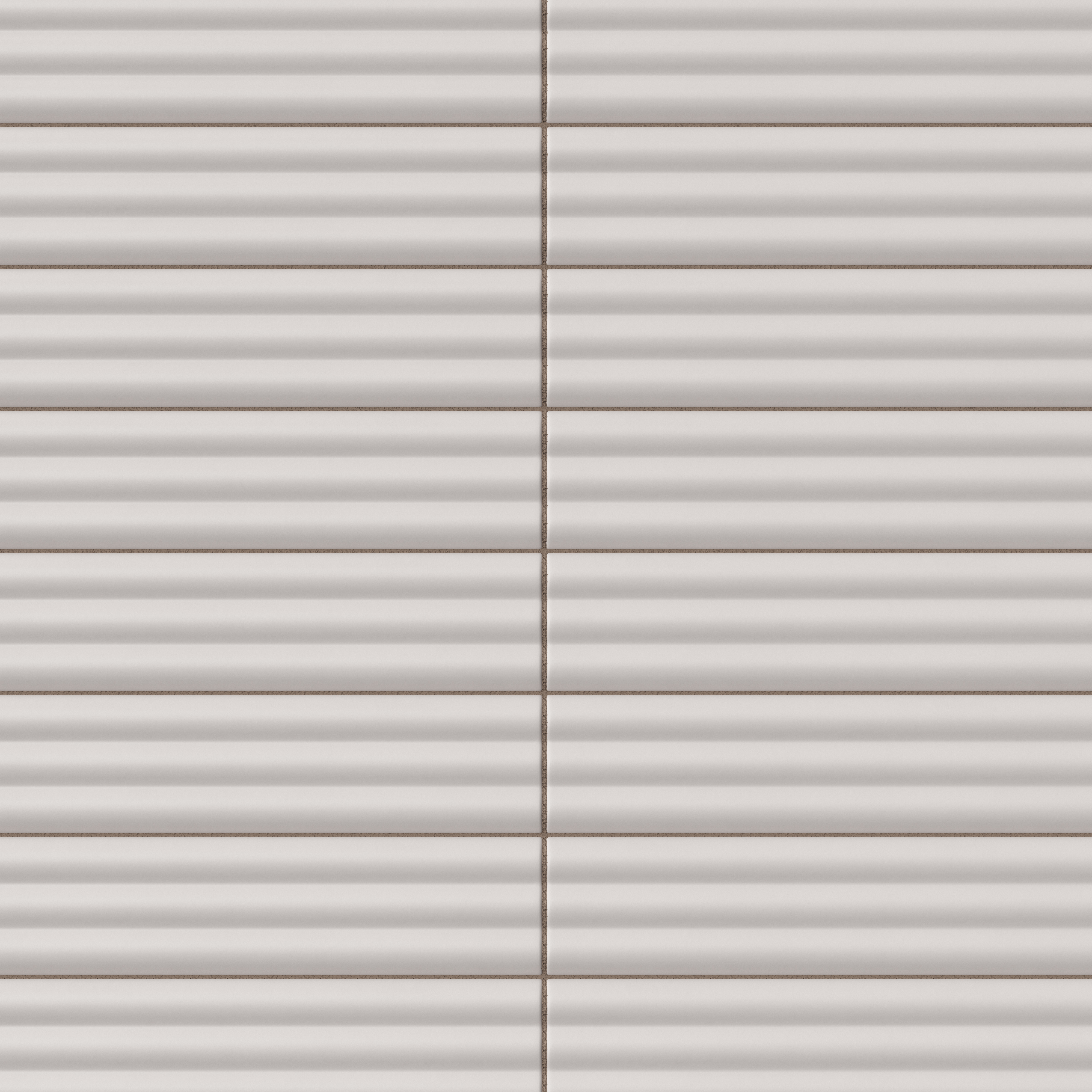 Mika 2.5x10 Matte Ceramic Reeded Tile in Ash