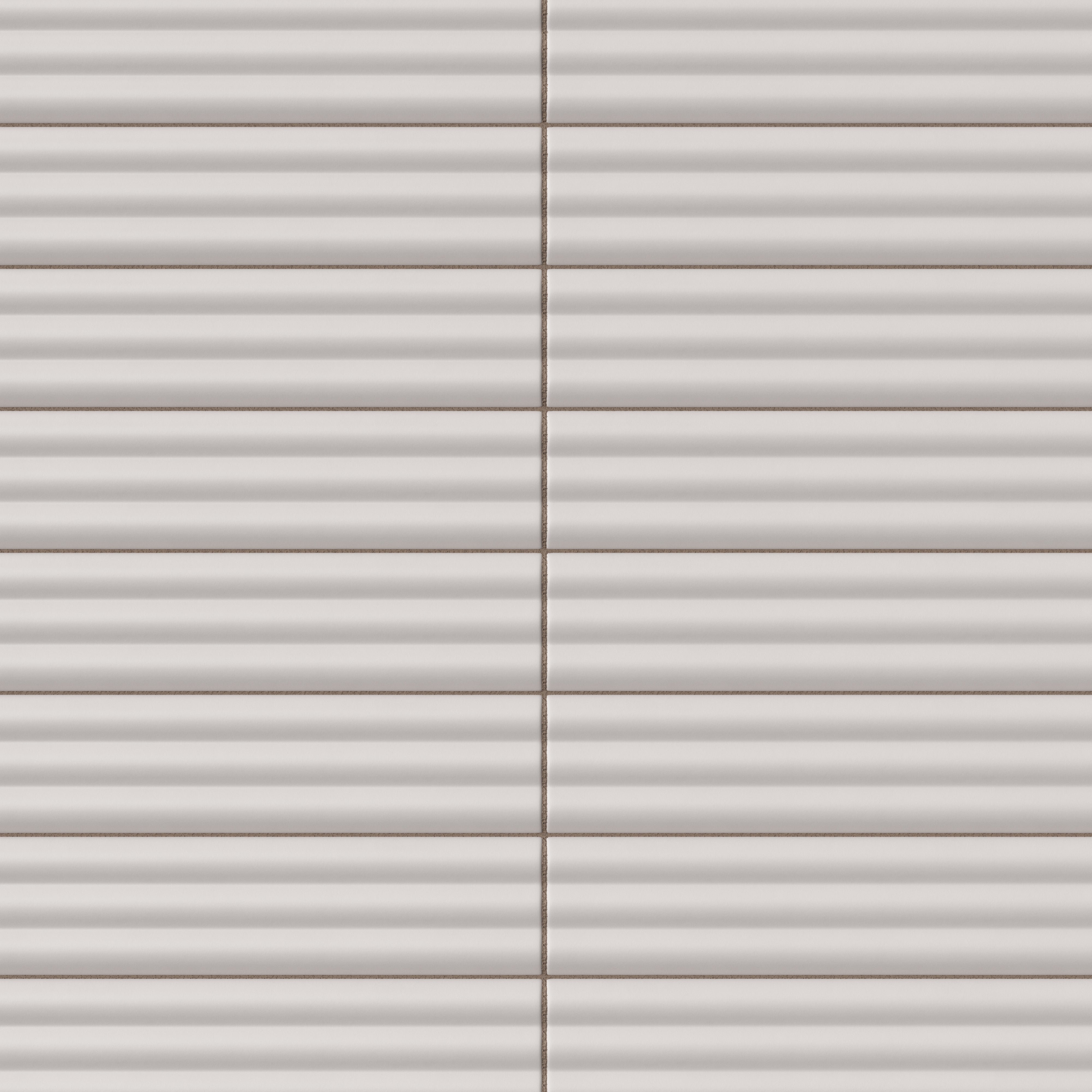 Mika 2.5x10 Matte Ceramic Reeded Tile in Ash