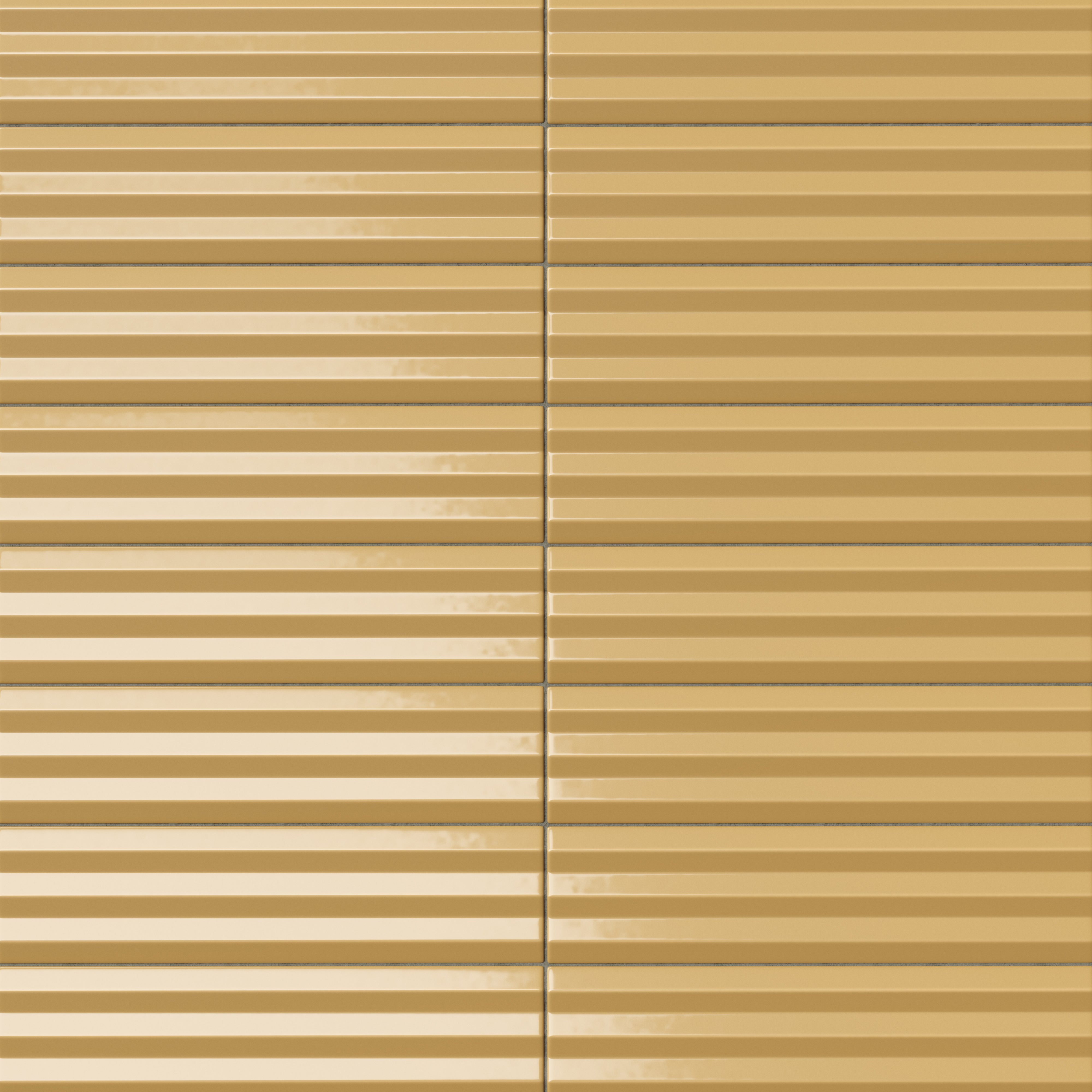 Mika 2.5x10 Glossy Ceramic Beveled Tile in Dijon