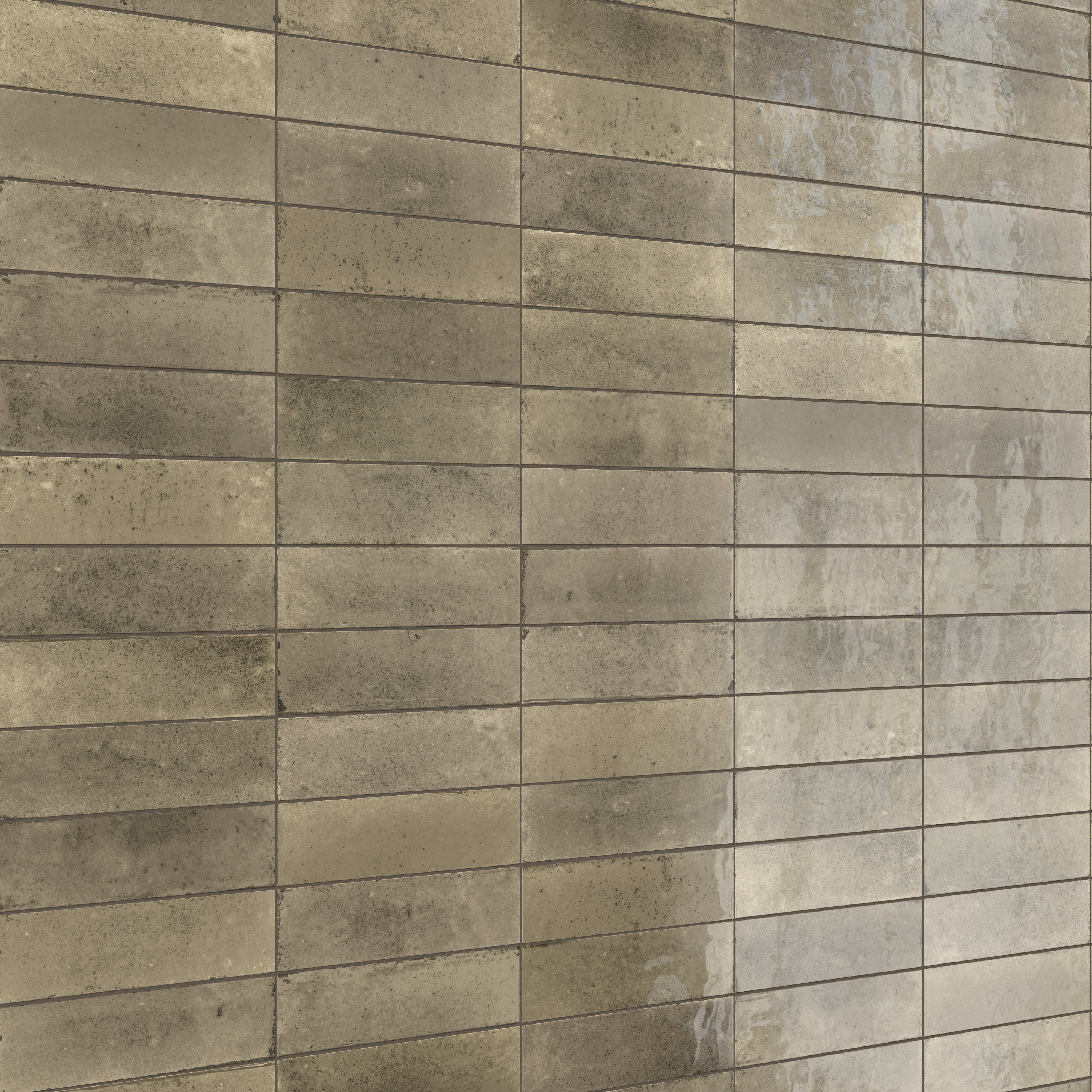 Makenna 3 x 11 Glossy Porcelain Tile in Musgo