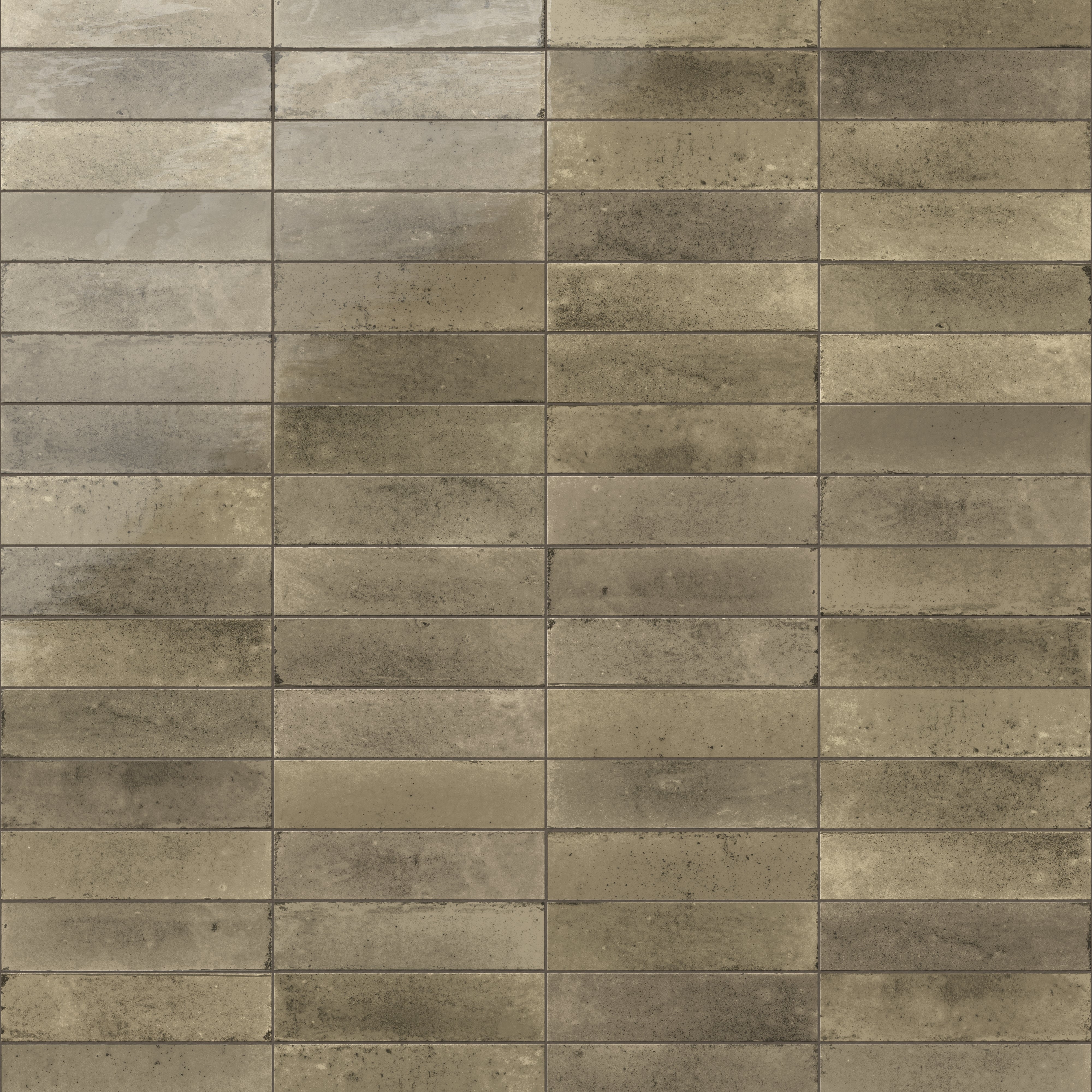 Makenna 3 x 11 Glossy Porcelain Tile in Musgo