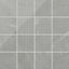 Leona 4 x 4 Polished Porcelain Mosaic Tile in Amani Grey