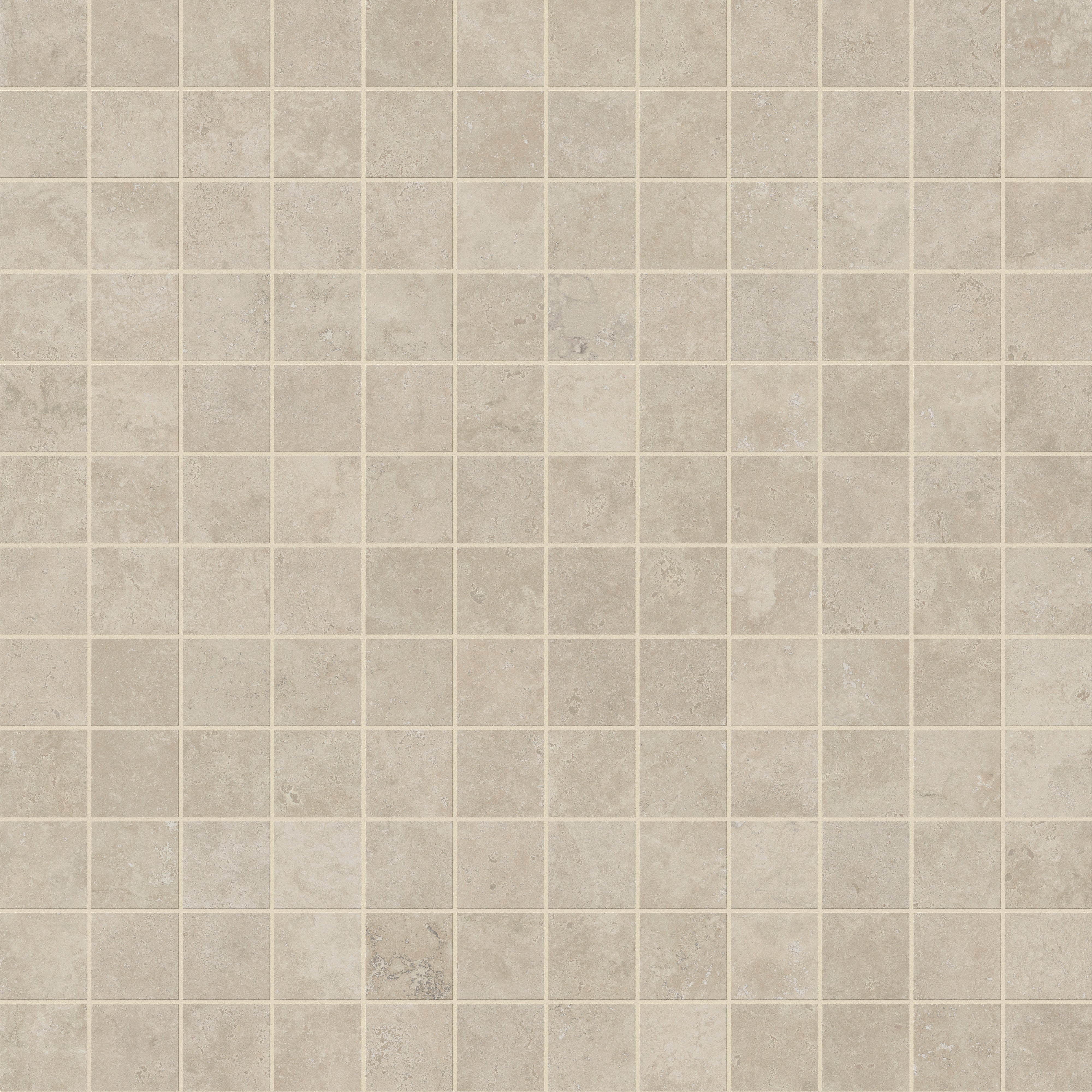Leona 4 x 4 Polished Porcelain Mosaic Tile in Marfil