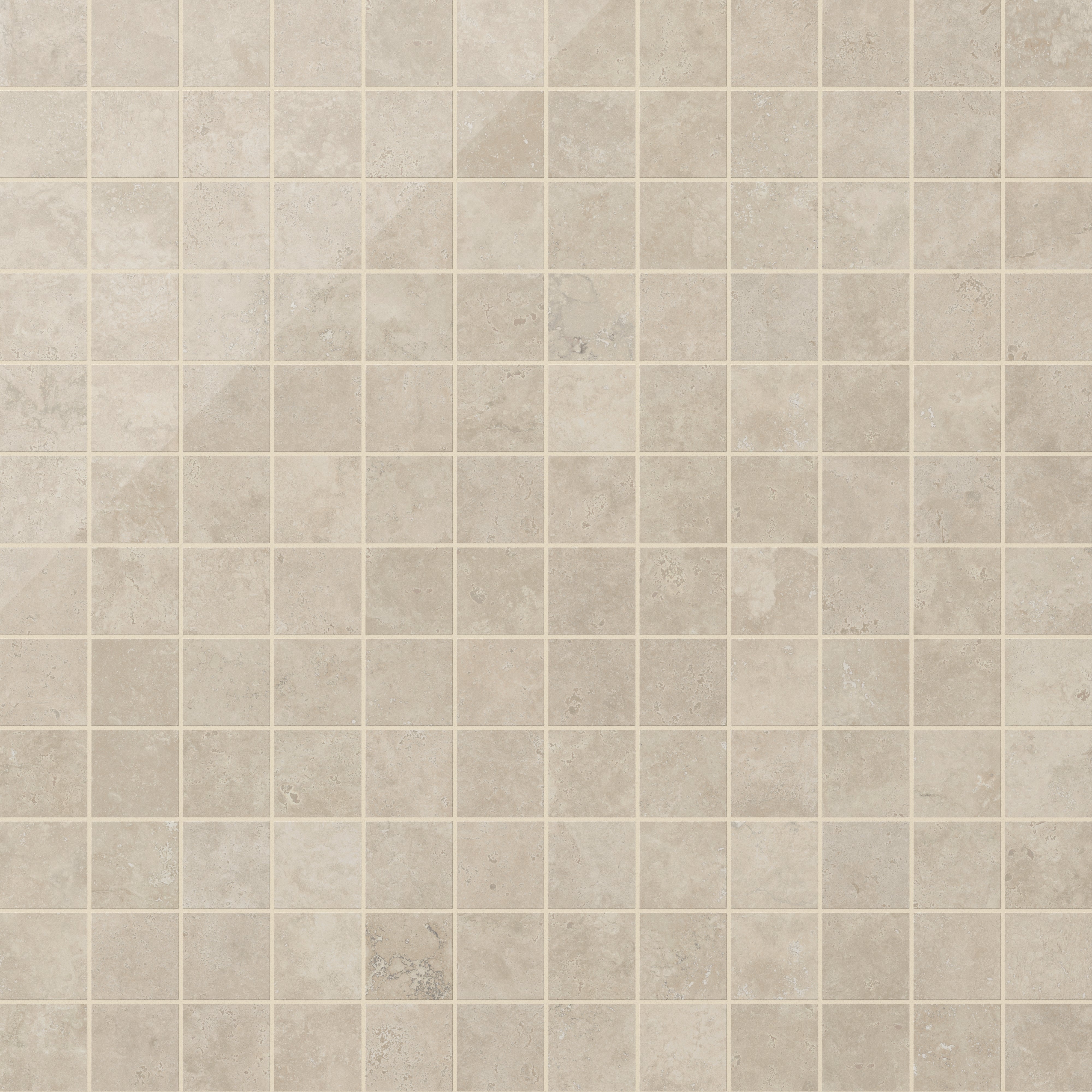 Leona 4 x 4 Polished Porcelain Mosaic Tile in Marfil