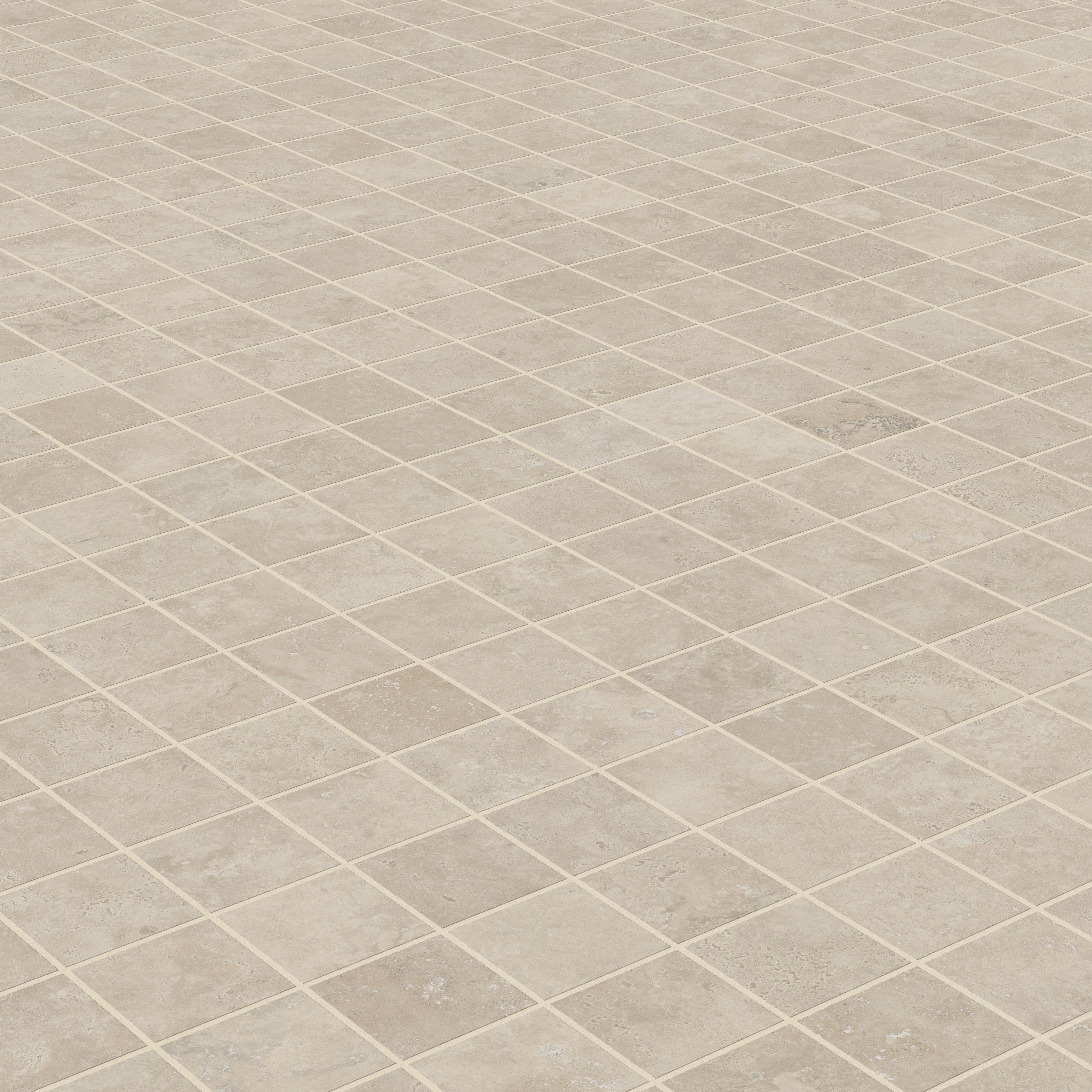 Leona 4 x 4 Matte Porcelain Mosaic Tile in Marfil