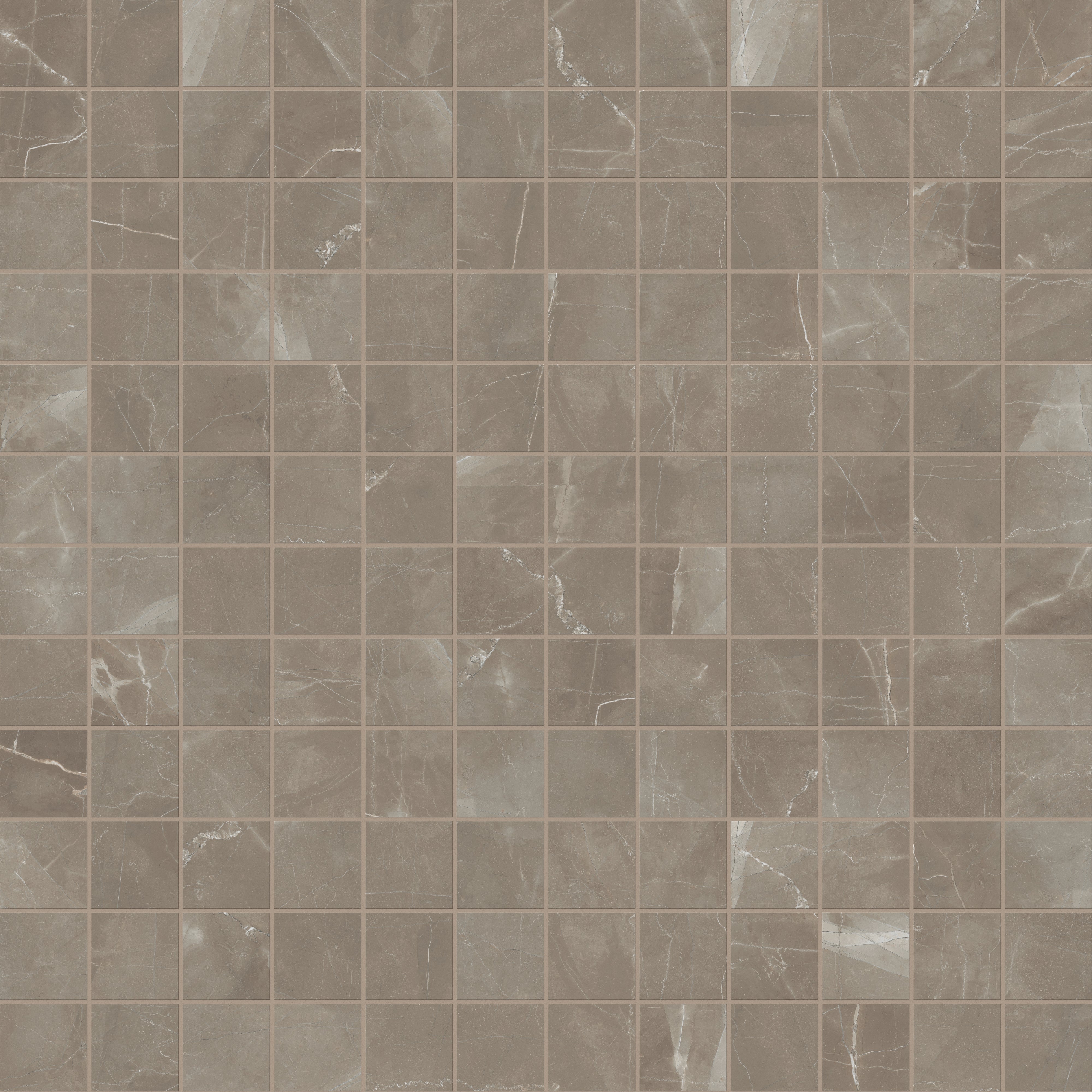 Leona 4 x 4 Matte Porcelain Mosaic Tile in Amani Bronze