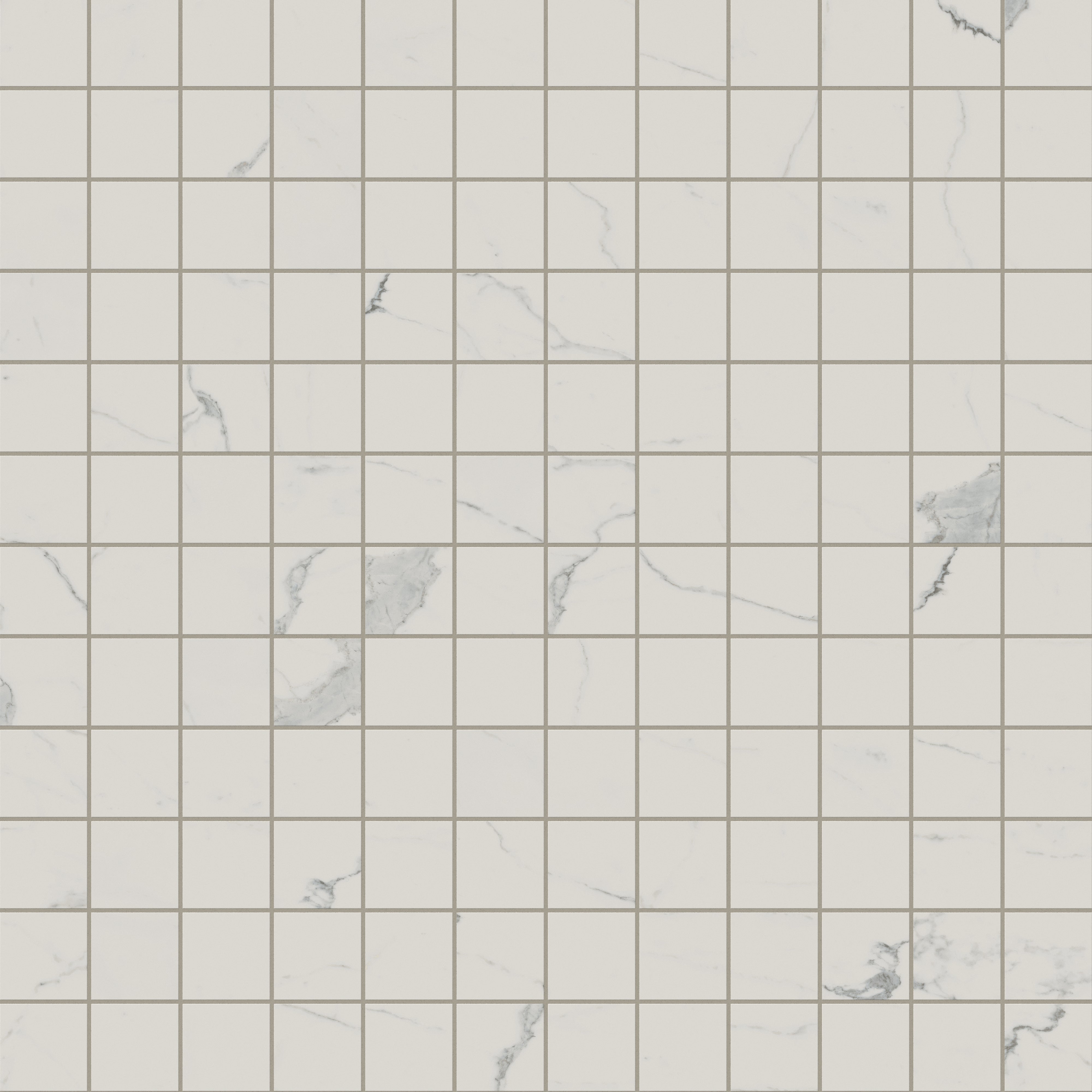Leona 4 x 4 Matte Porcelain Mosaic Tile in Calacatta