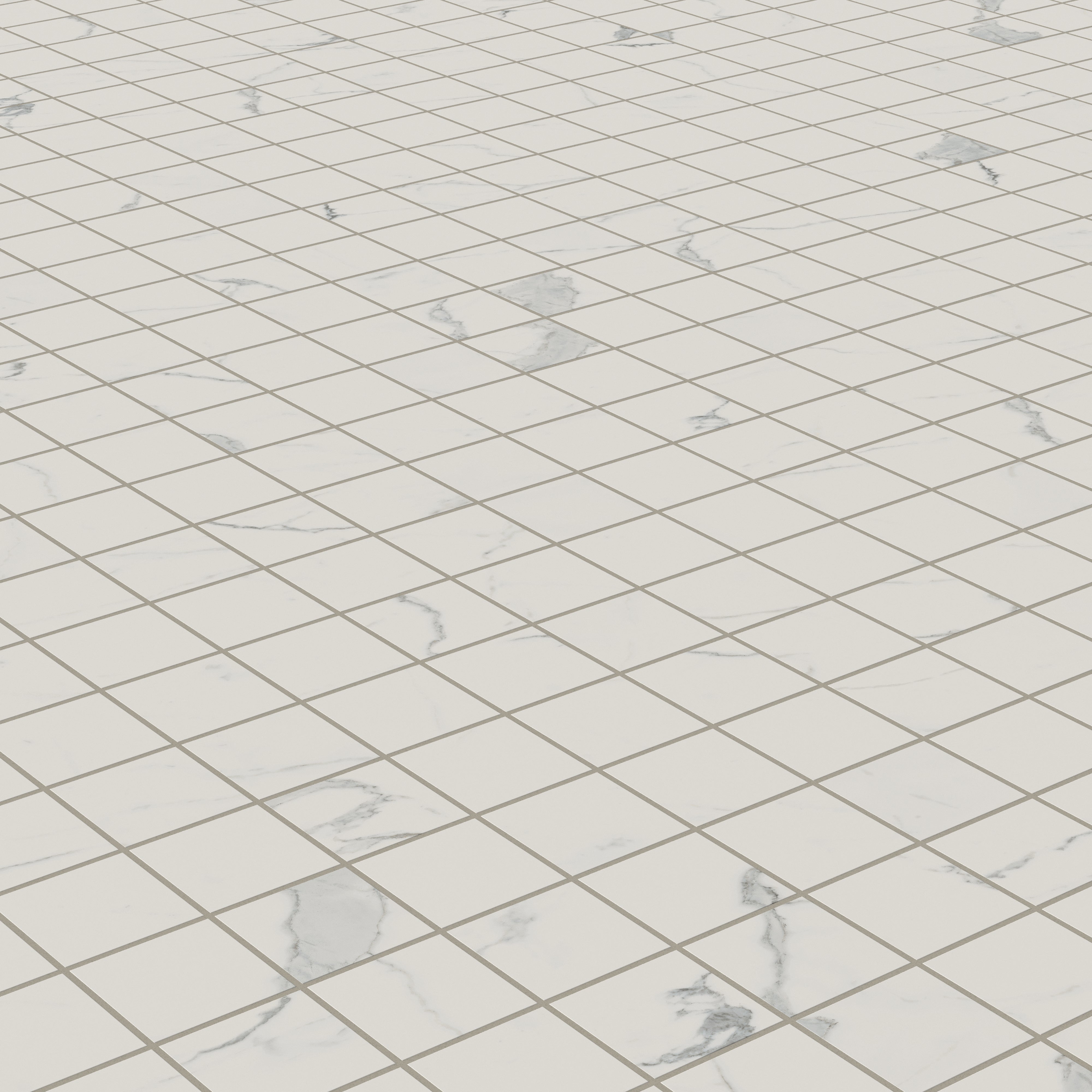 Leona 4 x 4 Matte Porcelain Mosaic Tile in Calacatta