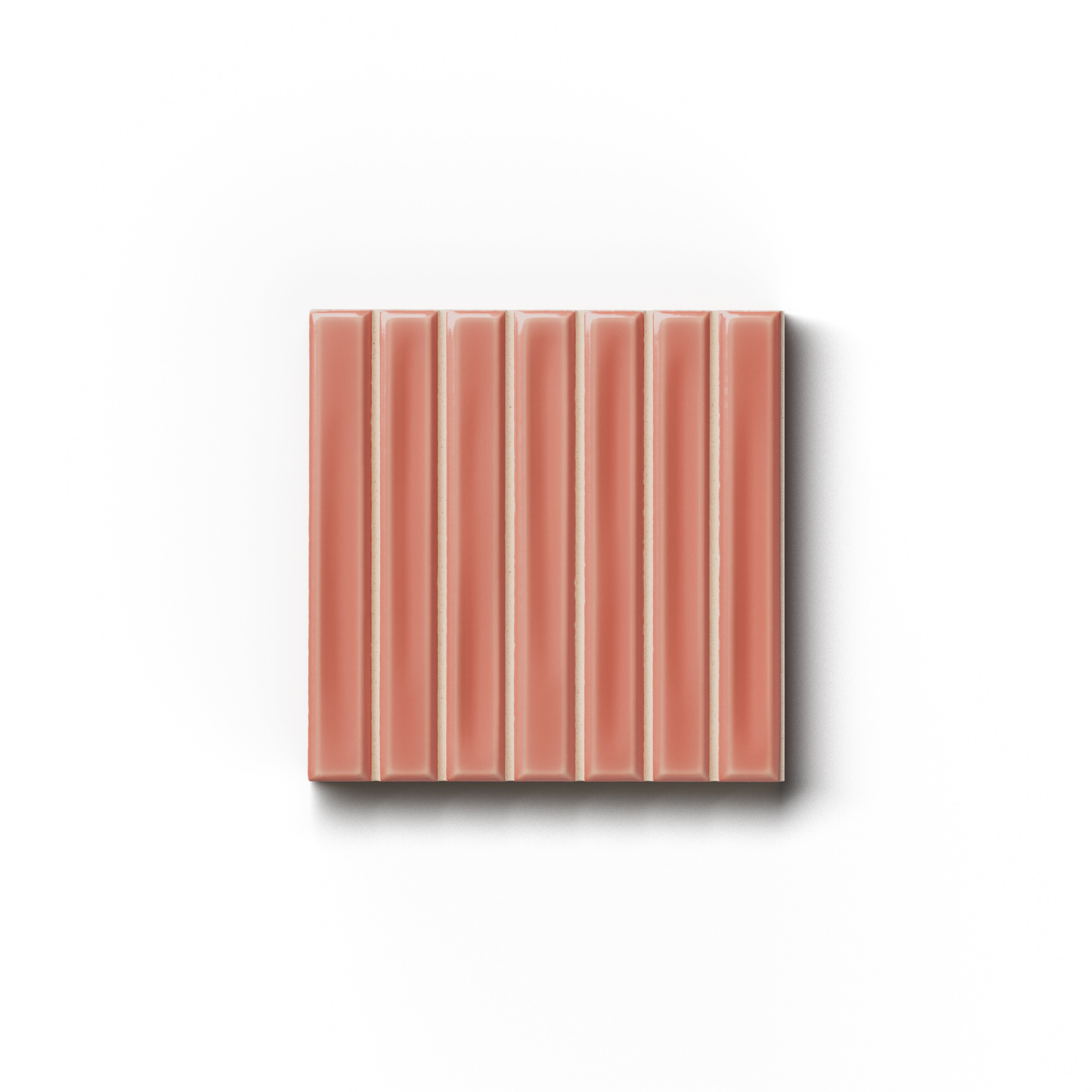 Celia 5 x 5 Glossy in Coral Sample