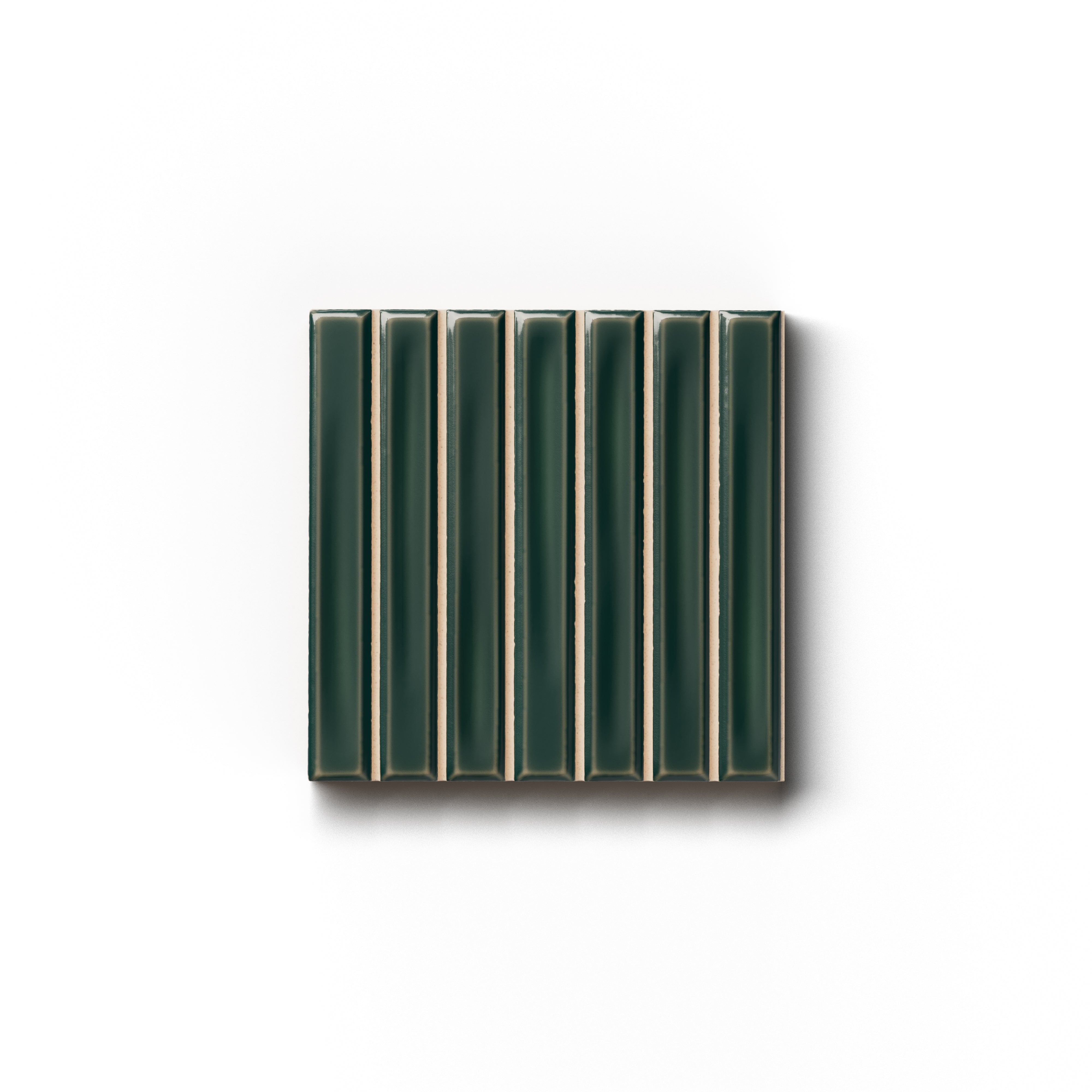 Celia 5 x 5 Glossy in Royal Green Sample