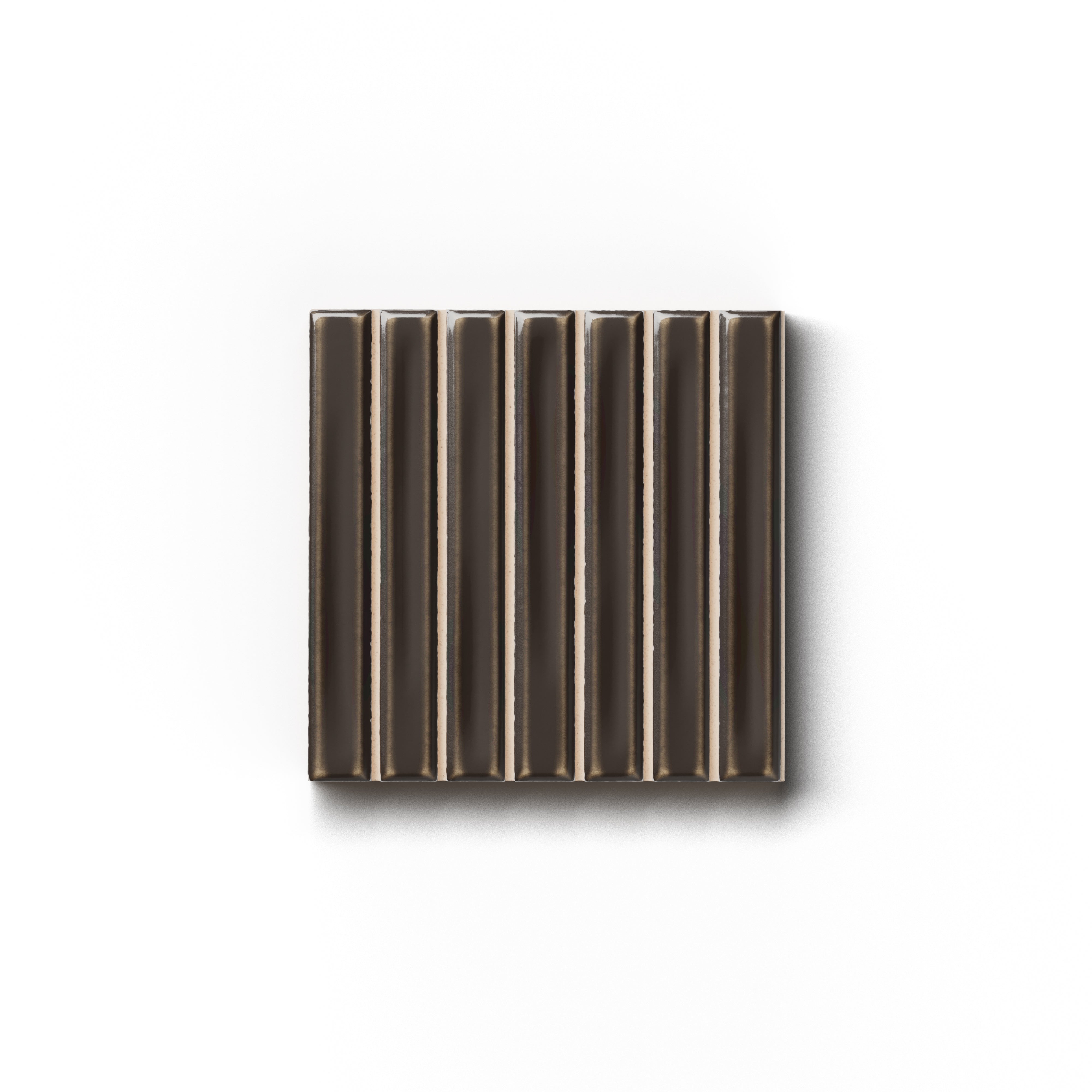 Celia 5 x 5 Glossy in Ebony Sample