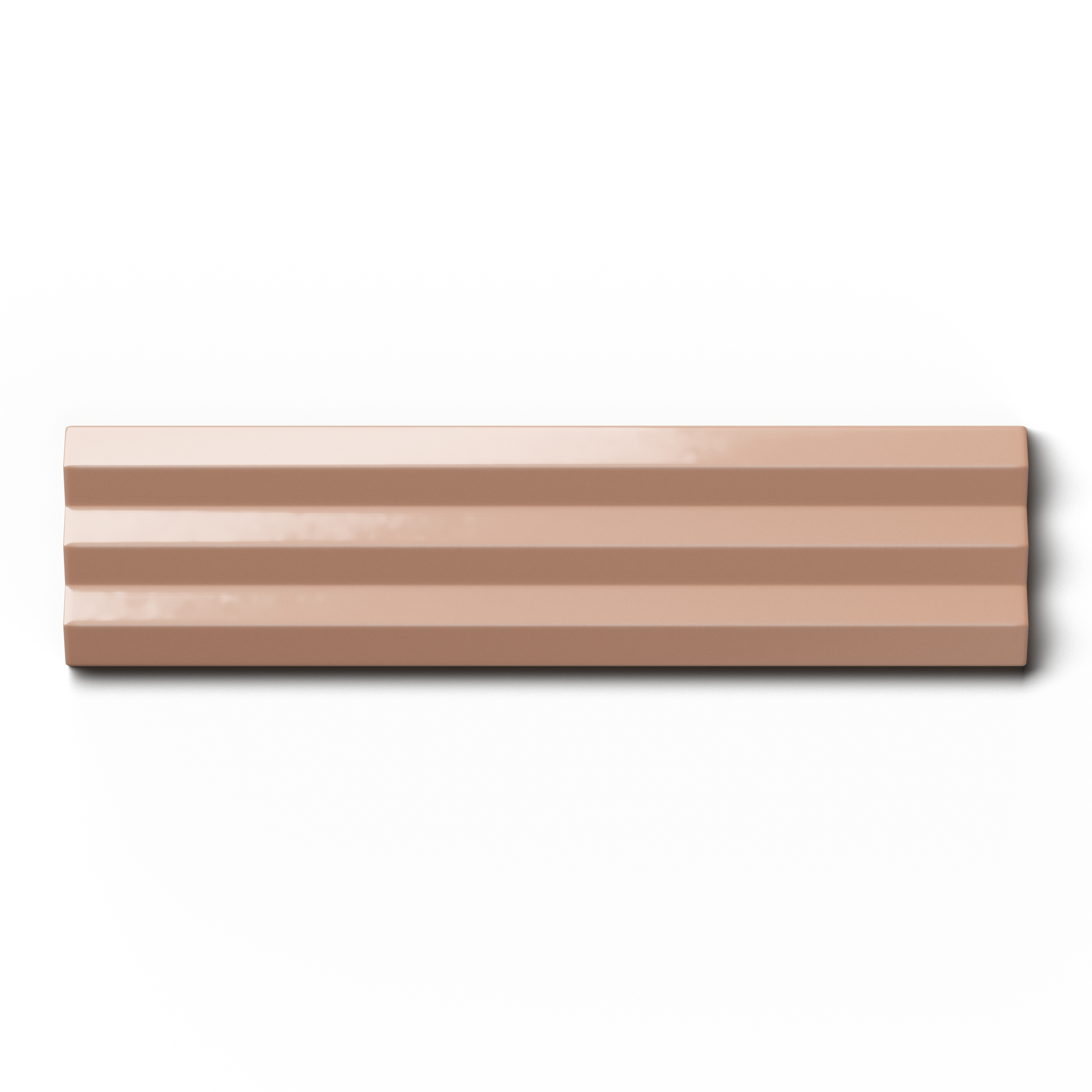 Mika 2 x 10 Glossy Beveled in Tan Sample