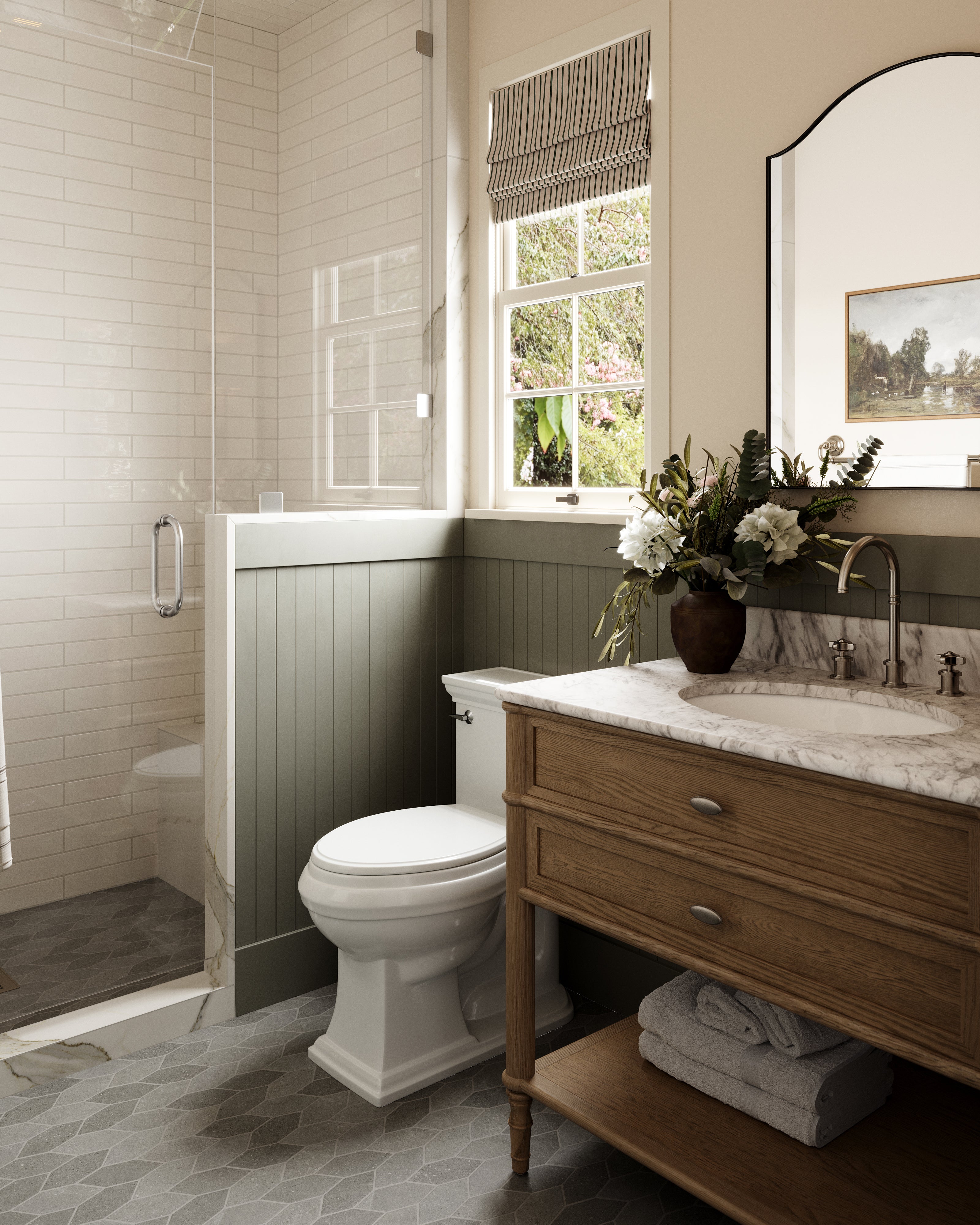 Jaden 2.5x16 Glossy Ceramic Tile in Eggshell