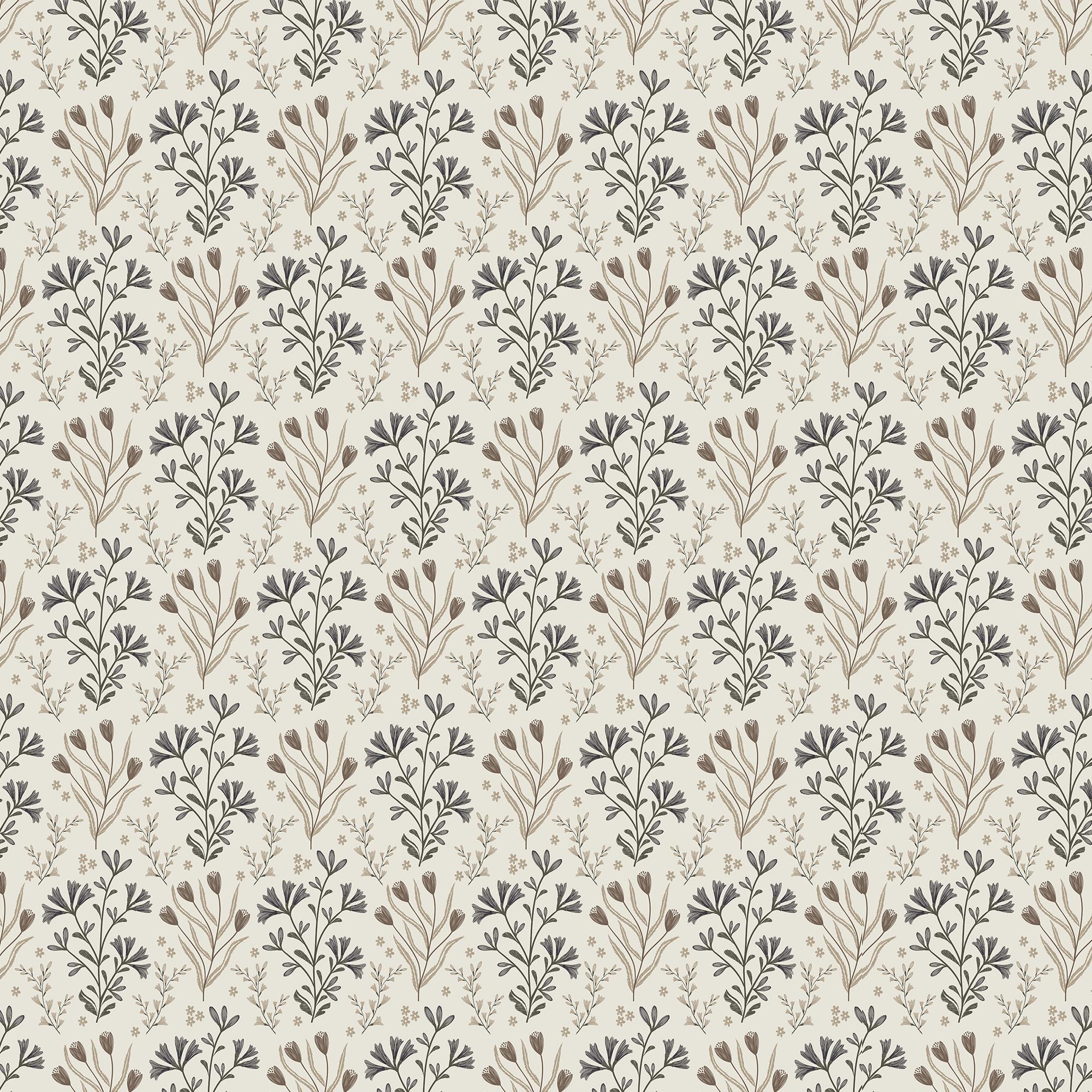 Botanique Wallpaper in Winter, 52" x 132"