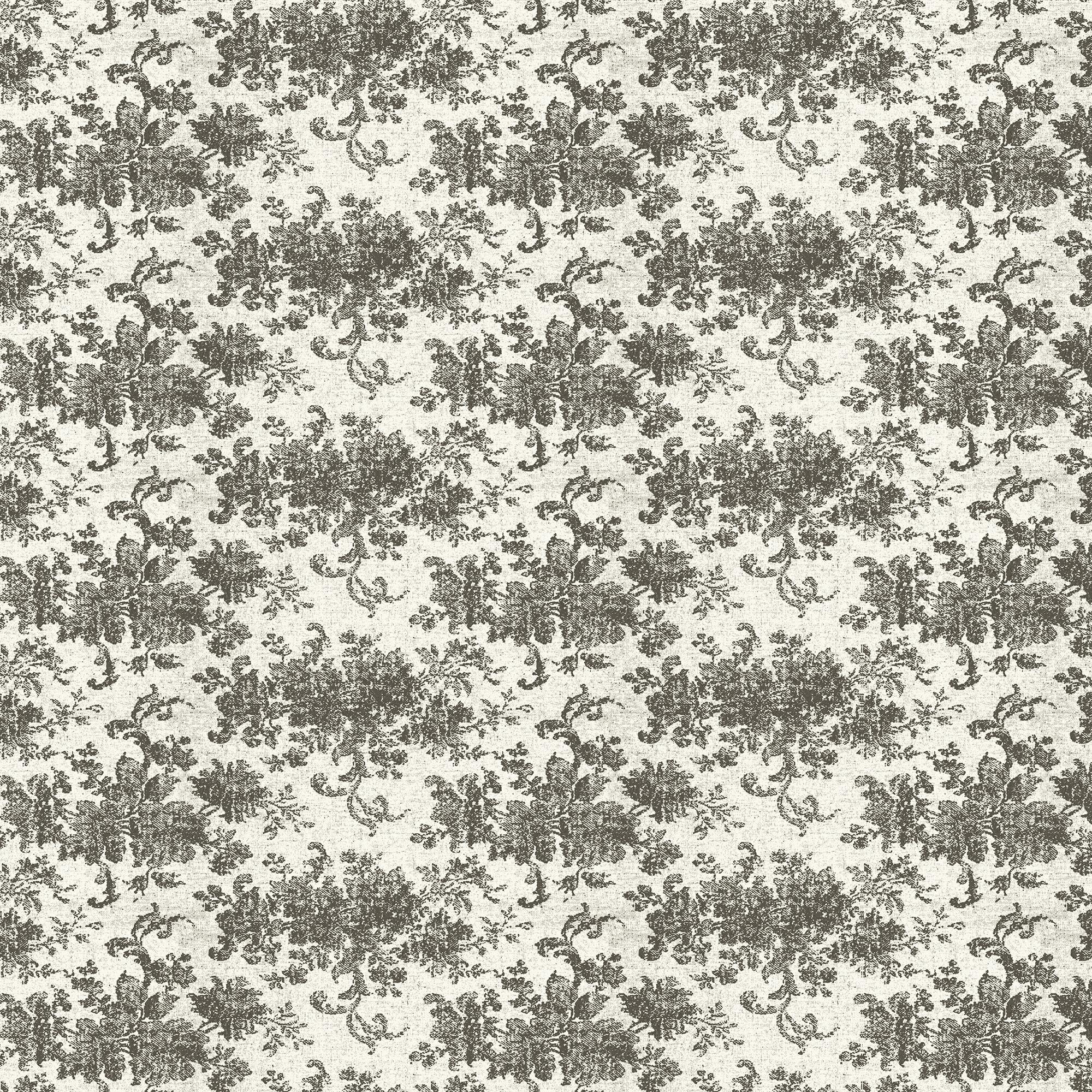 Brocade Wallpaper in Olive II, 52" x 132"