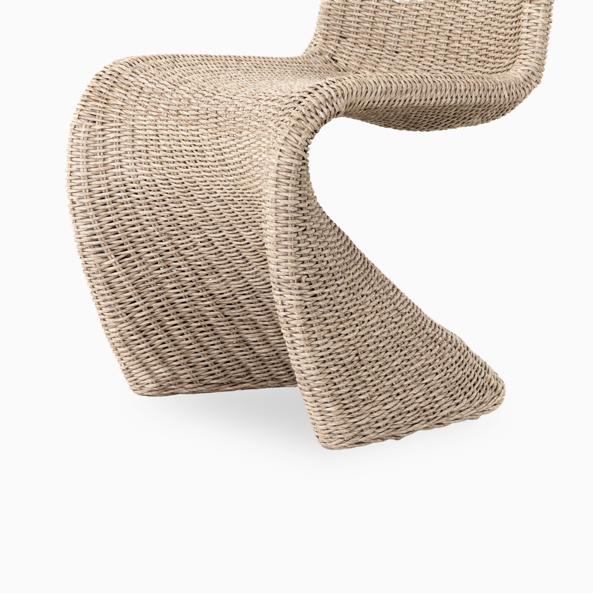 Calandor Outdoor Dining Chair in Vintage White