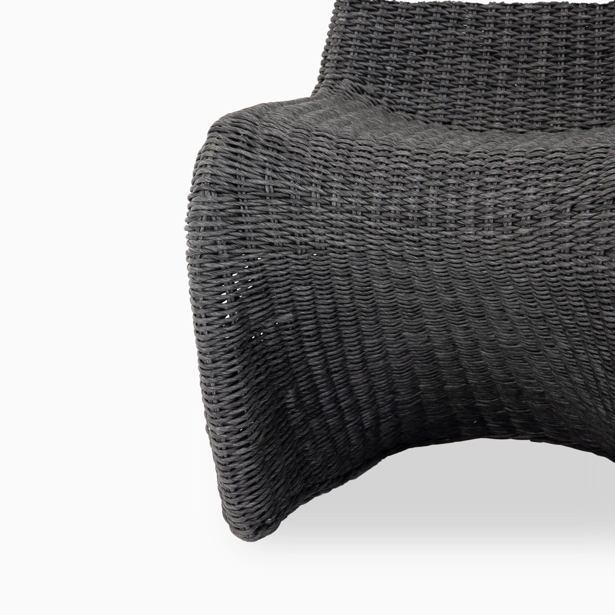 Calandor Outdoor Dining Chair in Vintage Coal