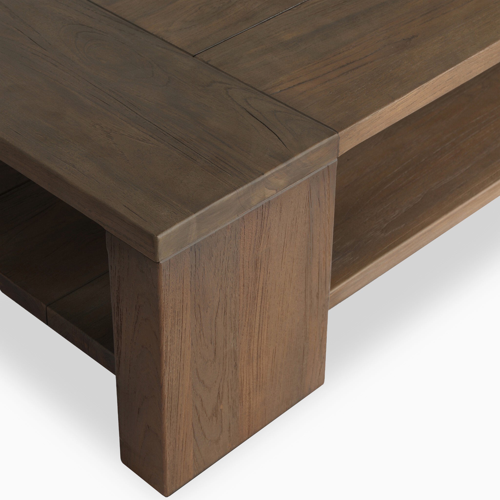Sundara Outdoor Coffee Table in Stained Heritage Brown