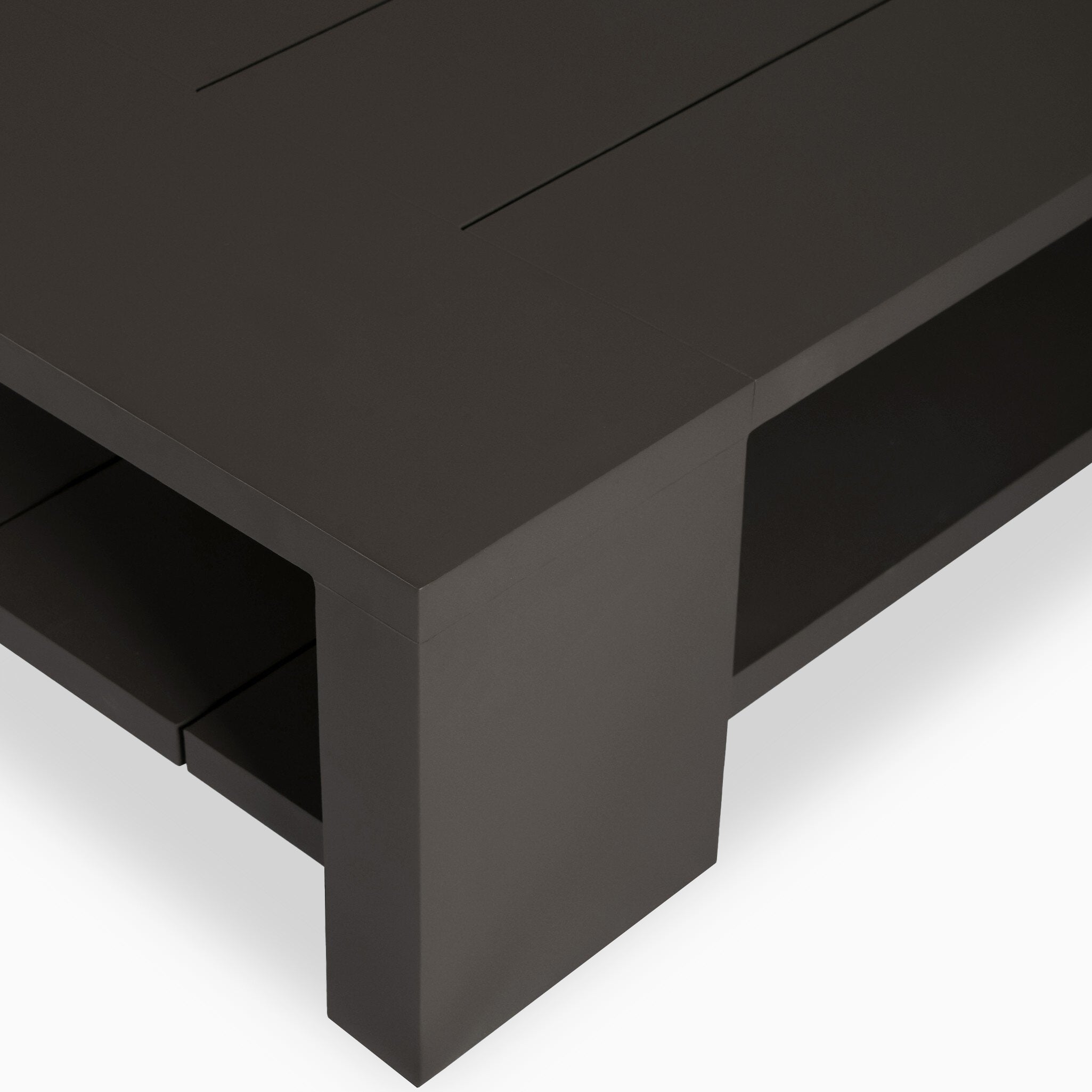 Sundara Outdoor Metal Coffee Table in Bronze