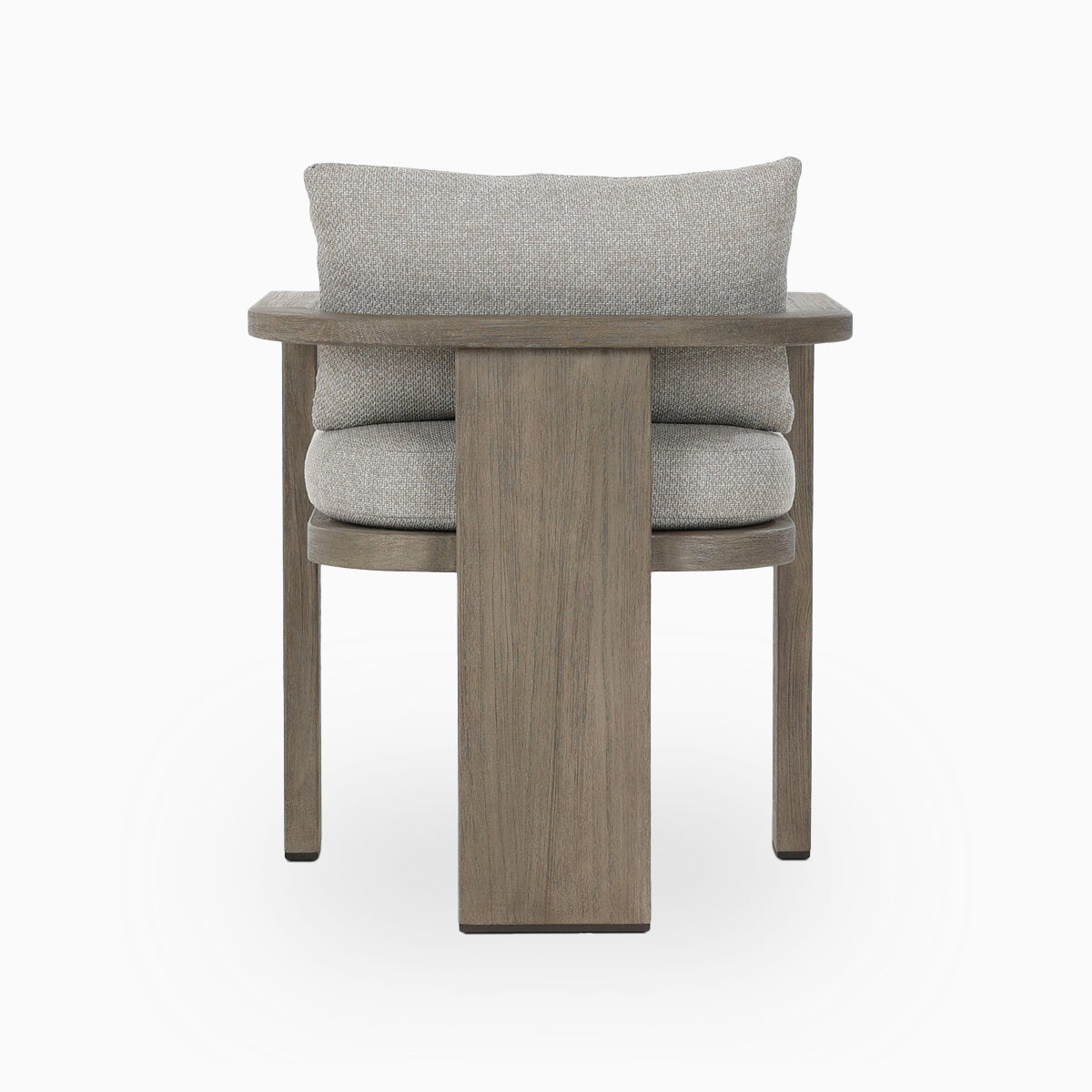 Hightide Outdoor Dining Armchair in Stained Aged Grey/Haynes Fog
