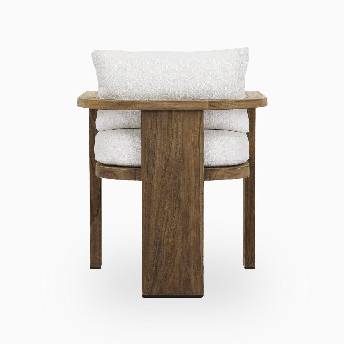 Hightide Outdoor Dining Armchair in Stained Aged Grey/Alessi Linen