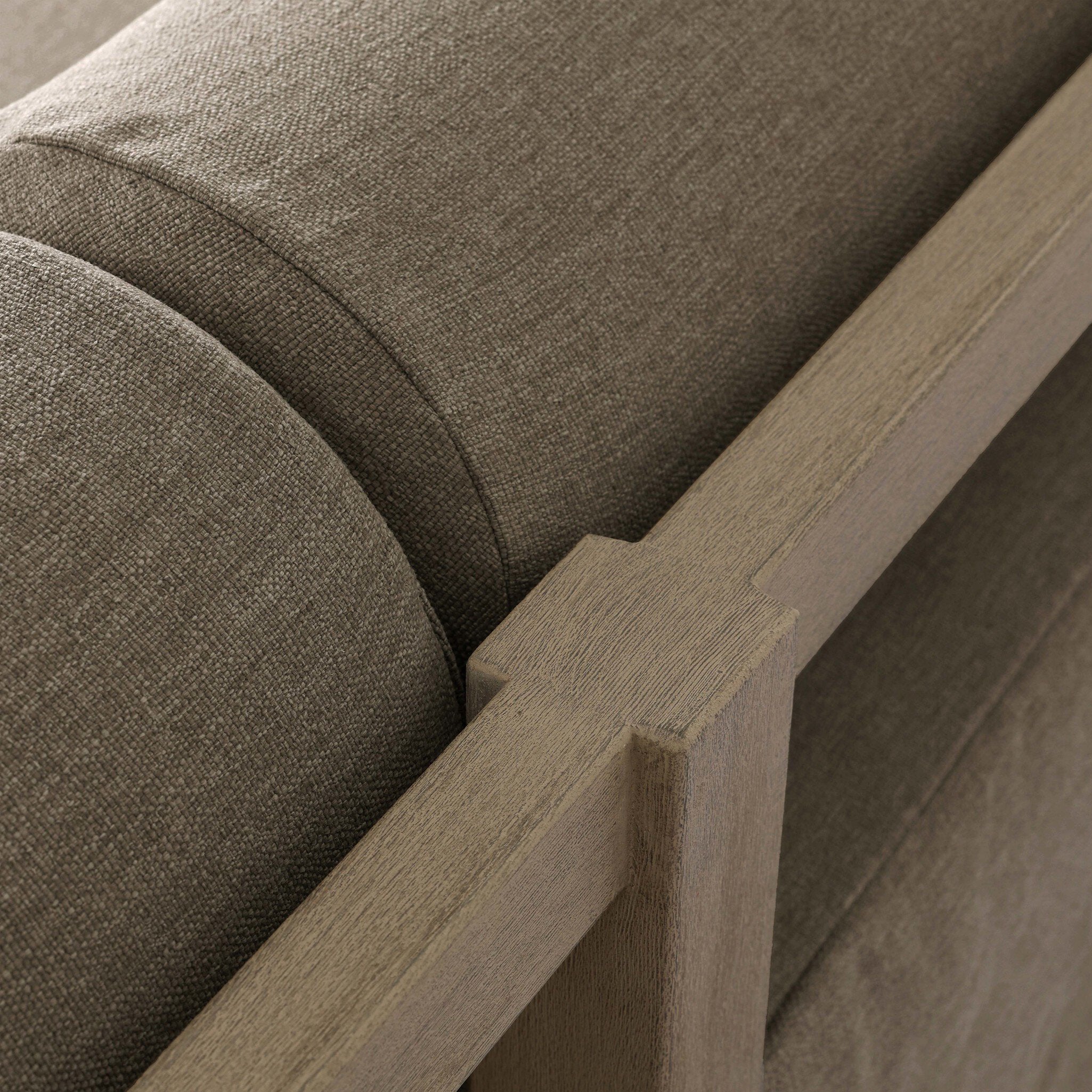 Riverton Outdoor Sofa in Alessi Fawn, 106"