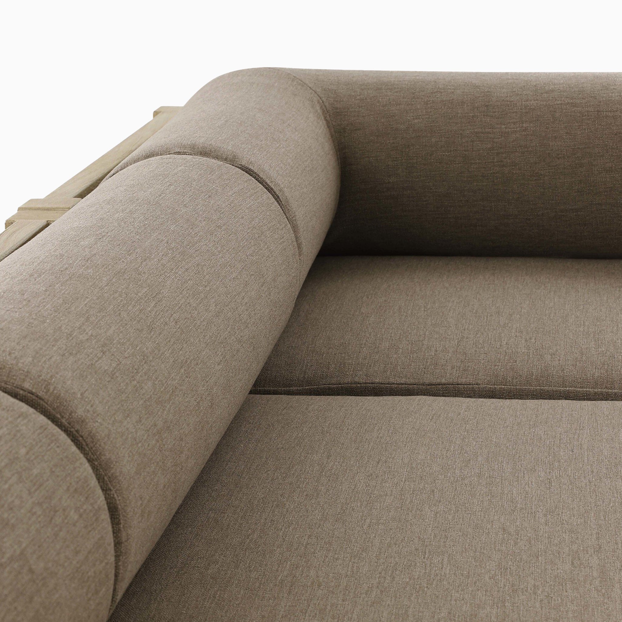 Riverton Outdoor 3Pc Sectional in Alessi Fawn