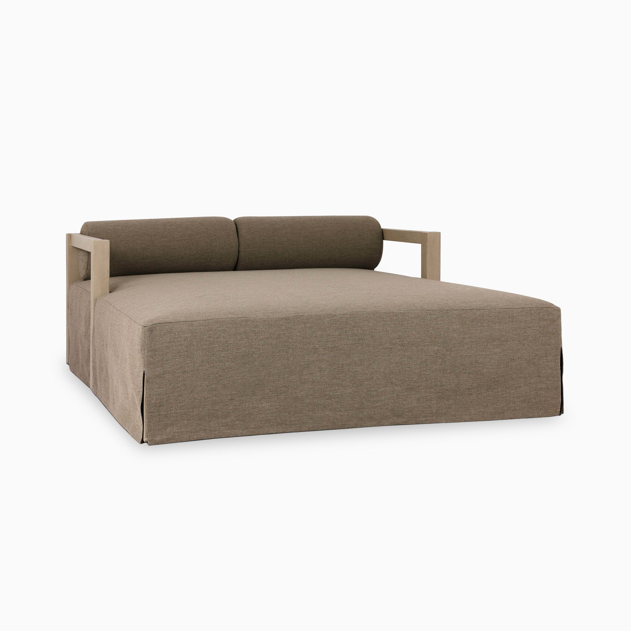 Riverton Outdoor Daybed in Alessi Fawn