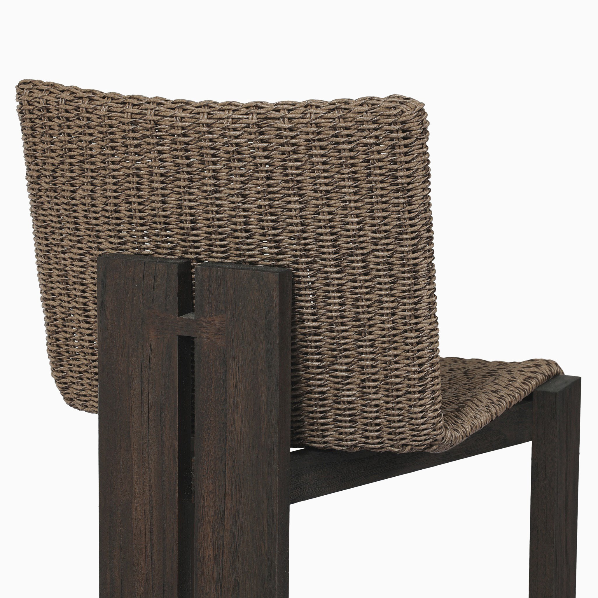 Marinell Outdoor Dining Chair in Faux Dark Hyacinth