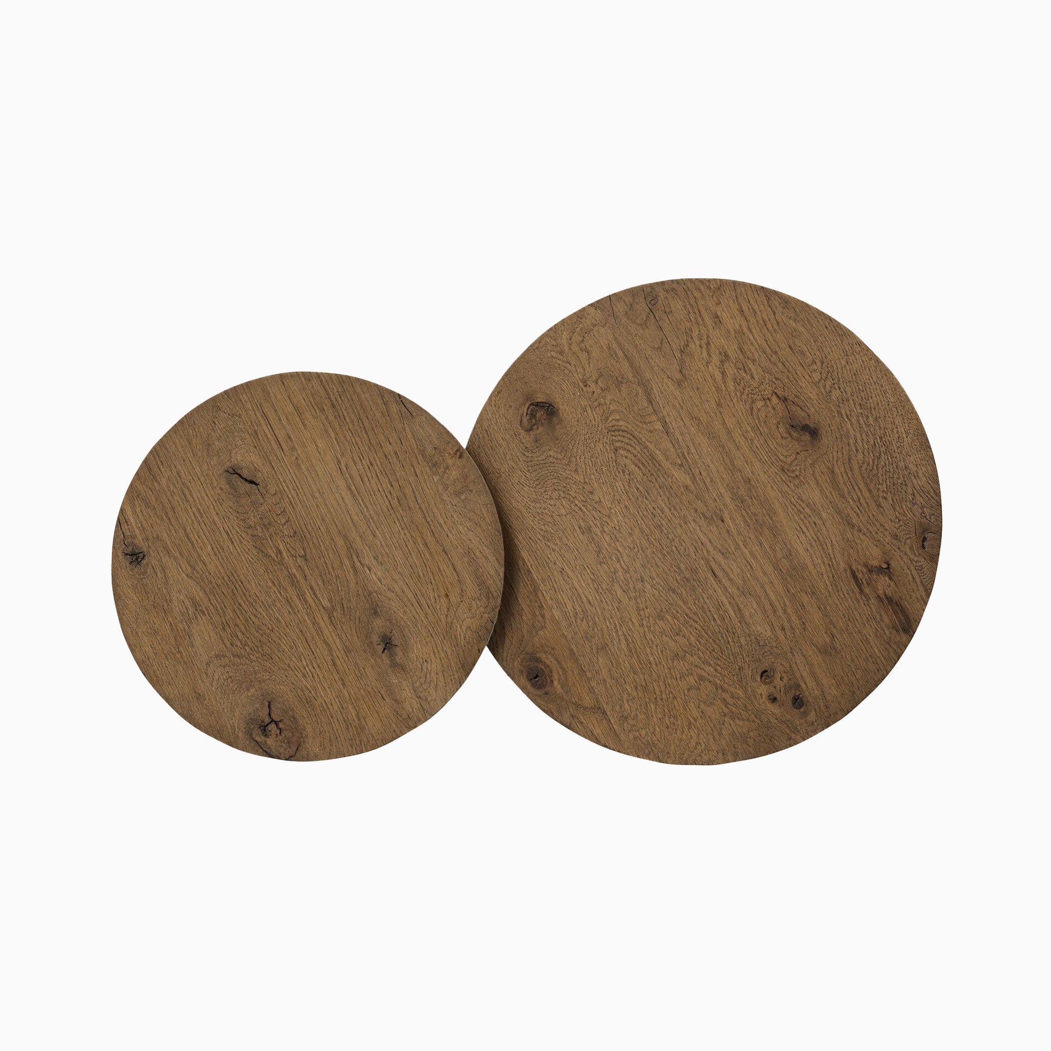 Oxford Nesting End Table Set in Drifted Oak