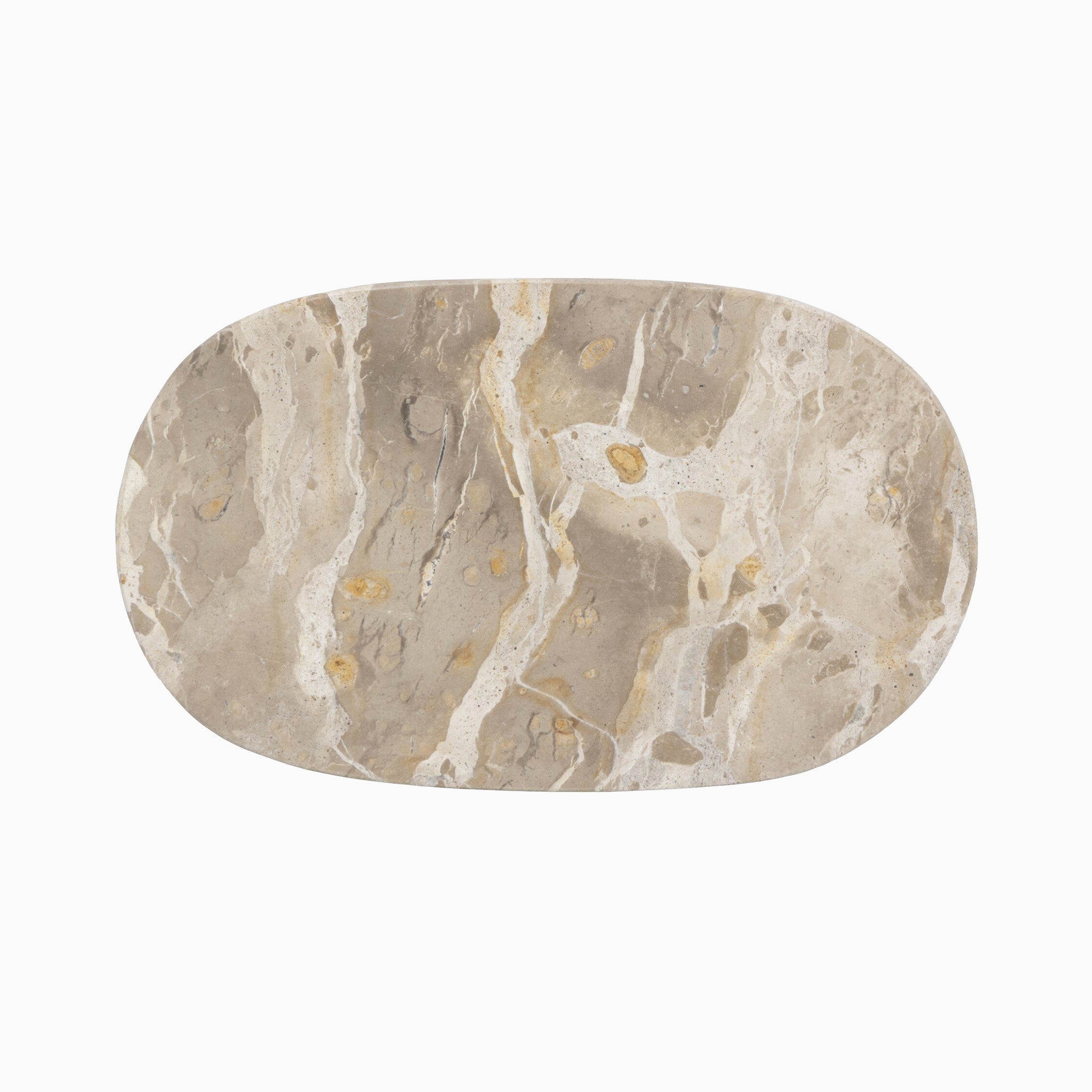 Pendleton End Table in Fossil Marble