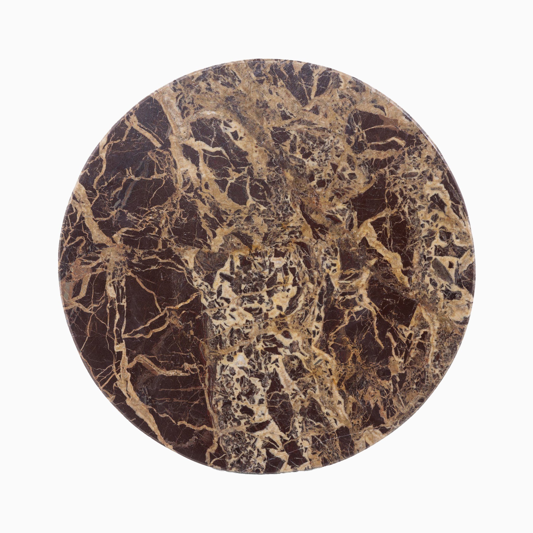 Sanders End Table in Garnet Marble
