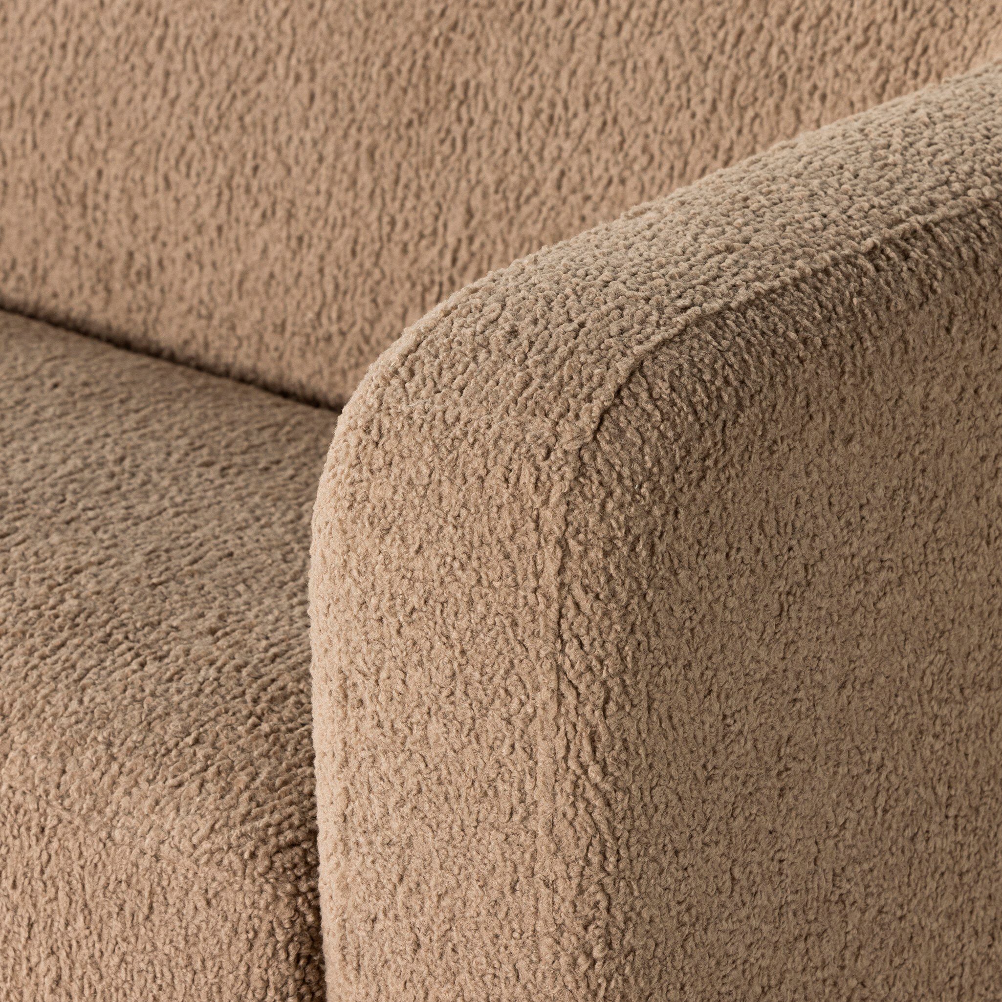 Taney Sofa in Sheepskin Camel