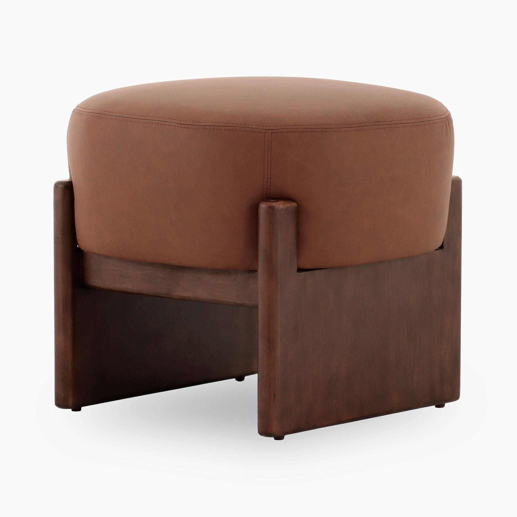 Amira Accent Stool in Maestro Cigar
