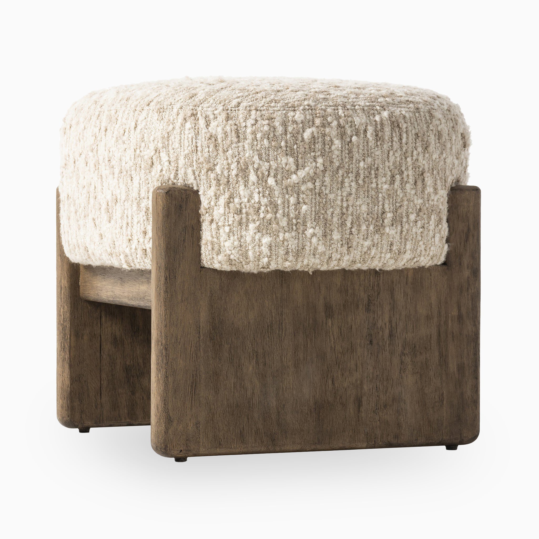 Amira Accent Stool in Solema Cream