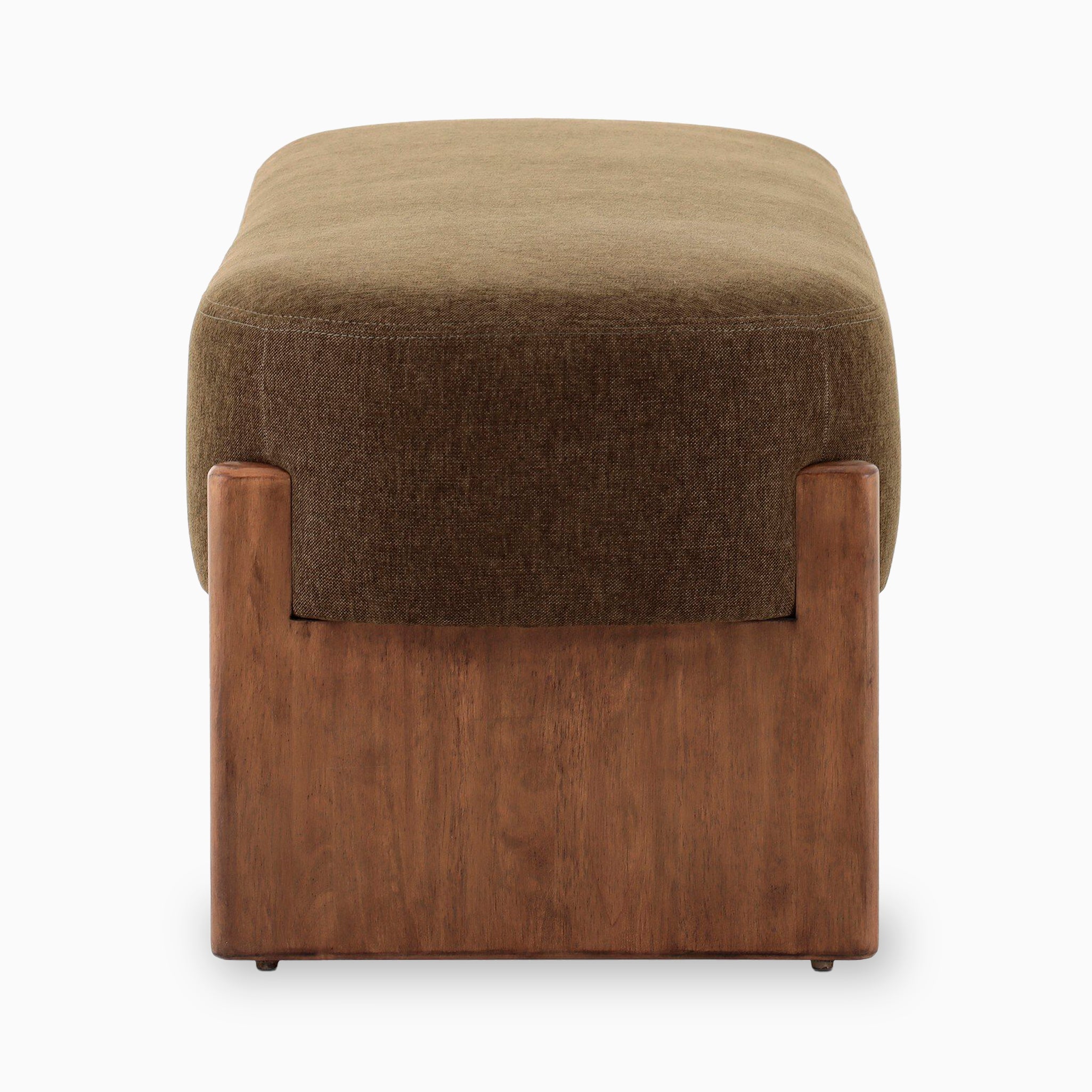 Amira Accent Bench in Sutton Olive, 60"