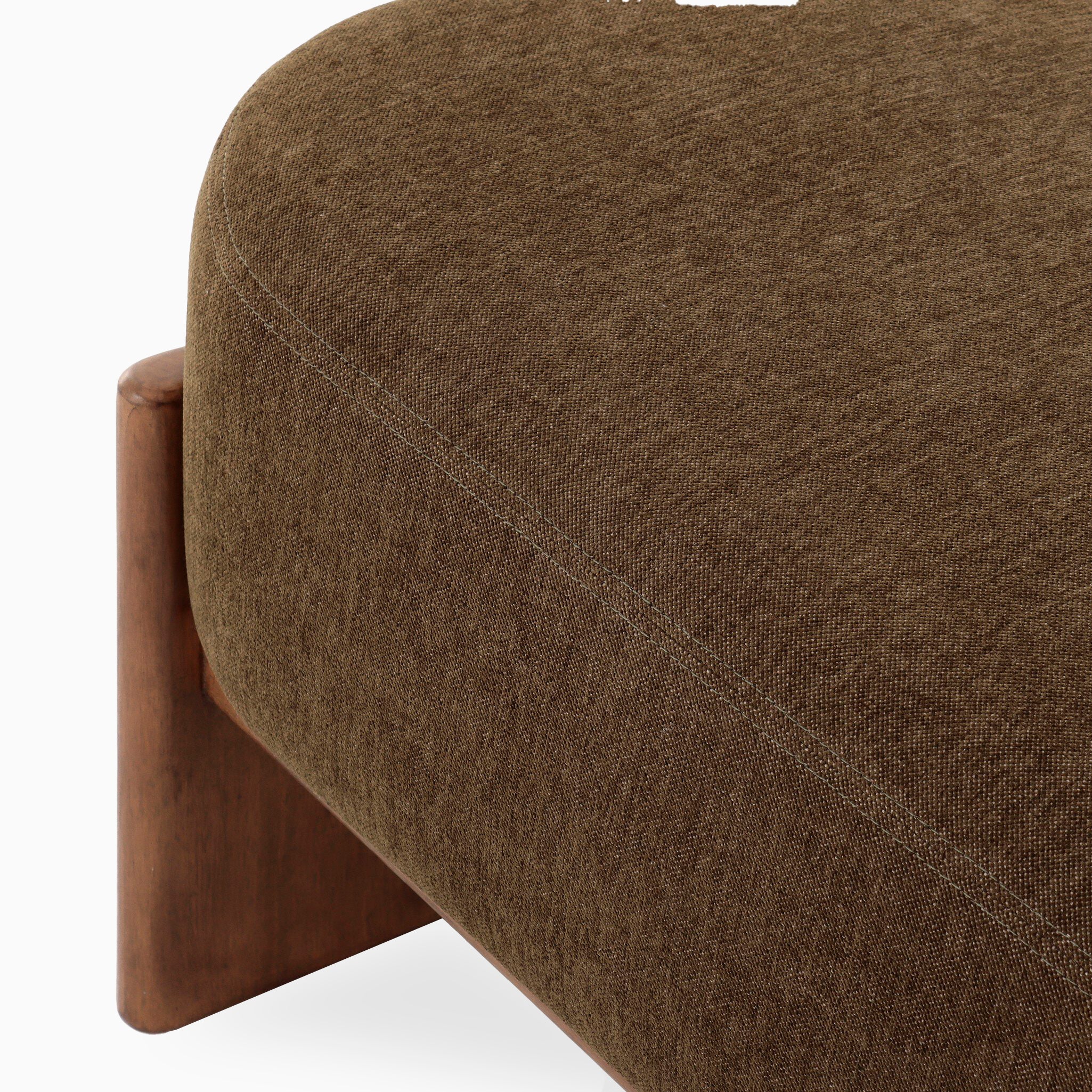 Amira Accent Bench in Sutton Olive, 60"