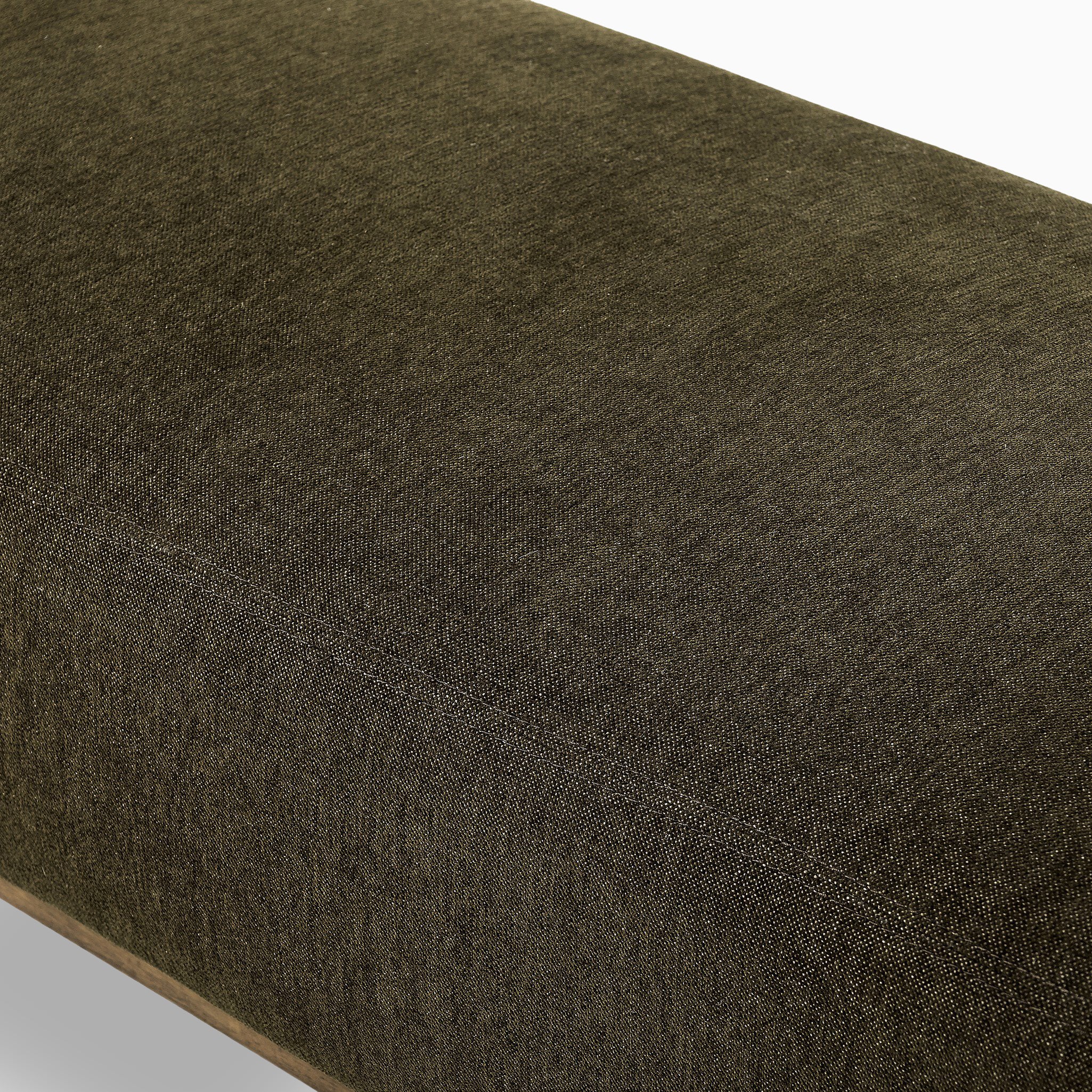Amira Accent Bench in Sutton Olive, 75"