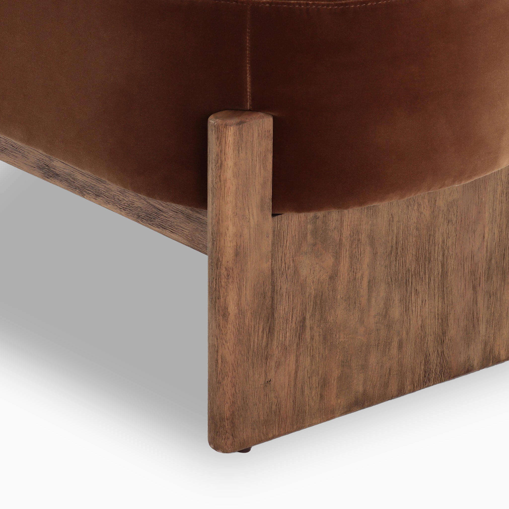 Amira Accent Bench in Surrey Ochre, 75.5"
