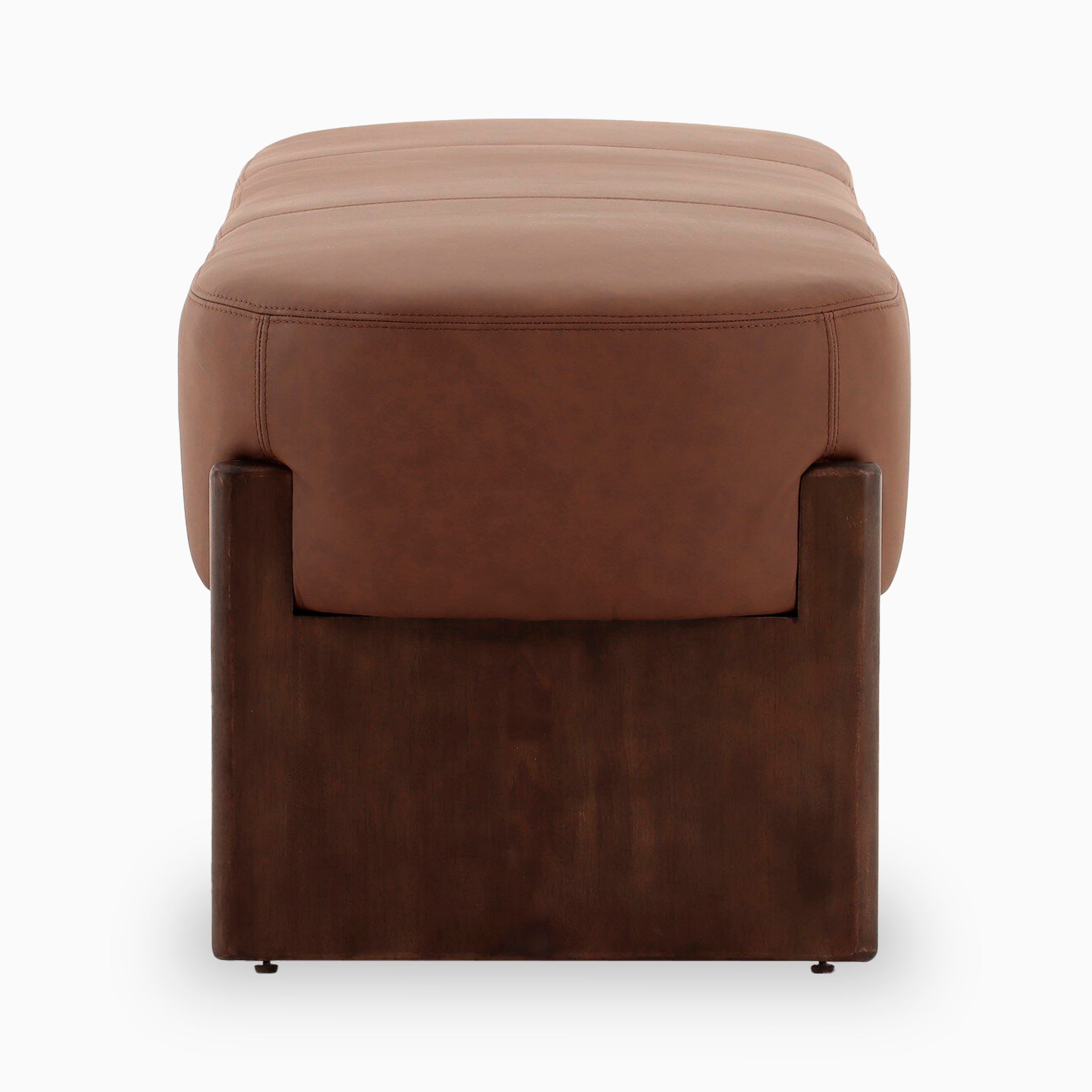 Amira Accent Bench in Maestro Cigar, 75.5"